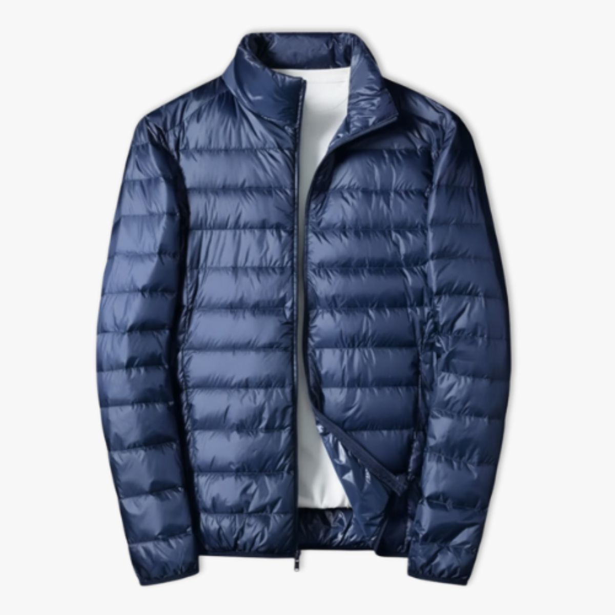 Chaqueta de Plumón Ultraligera para Hombre Impermeable y Plegable