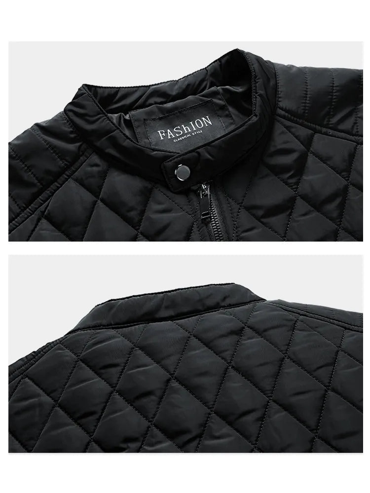 Chaqueta Acolchada Moderna para Hombre con Corte Cómodo y Diseño Estructurado