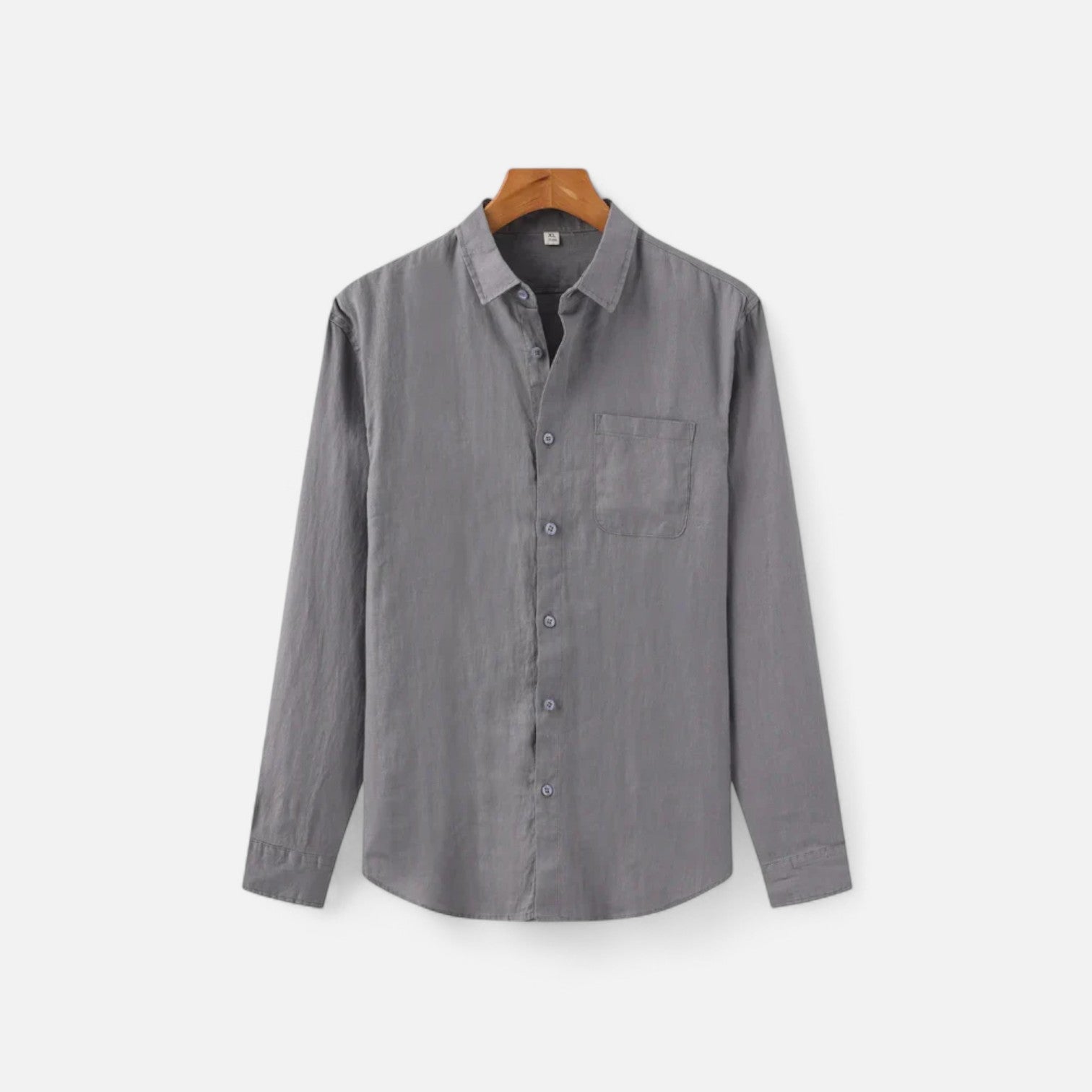 Chemise en lin pour homme à manches longues – Élégance intemporelle, confort naturel