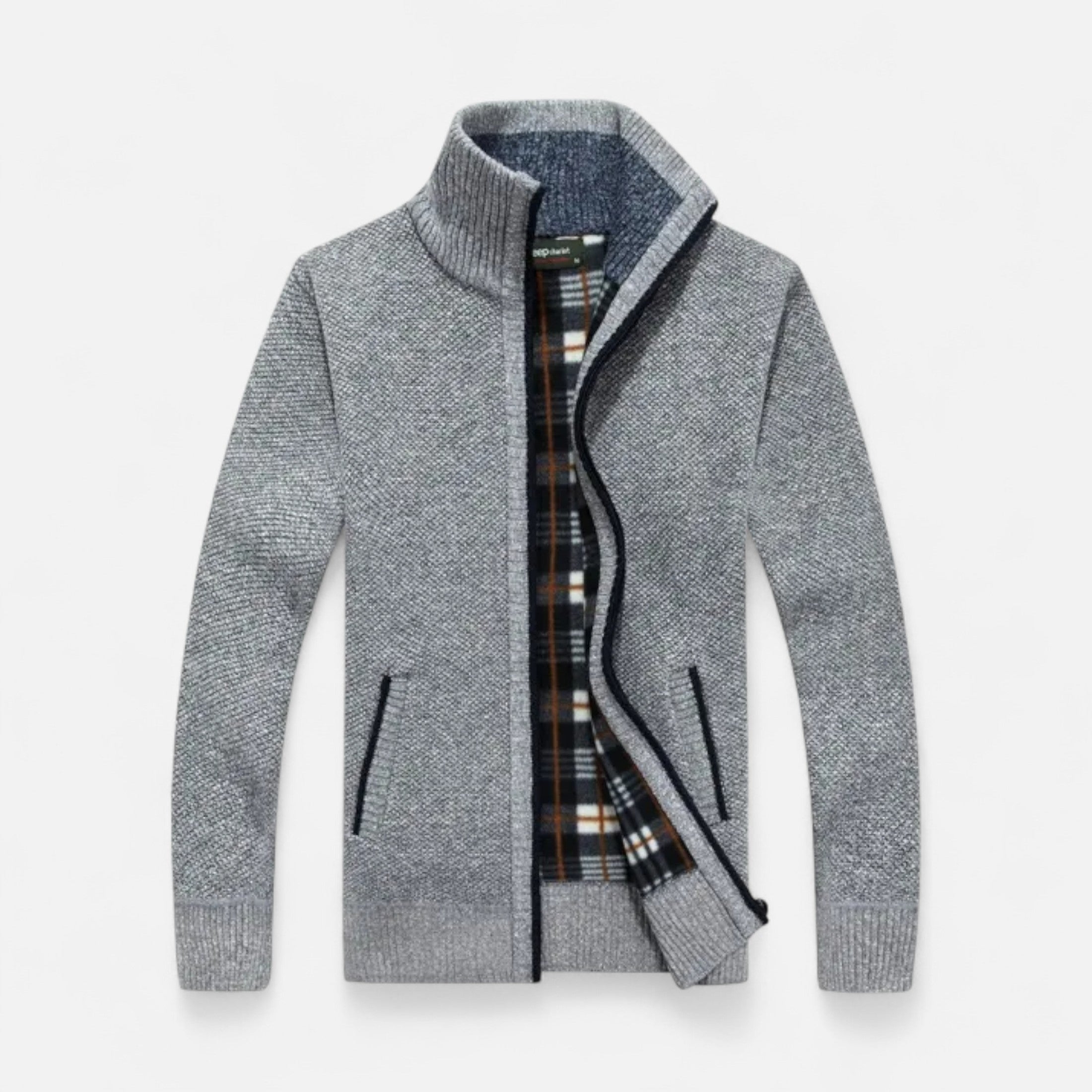 Jersey Hombre Invierno Tejido con Cremallera