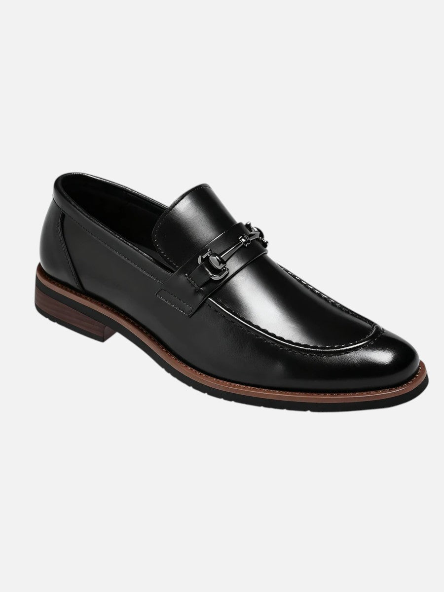 Mocasini eleganți pentru bărbați, cu branț căptușit și talpă de cauciuc