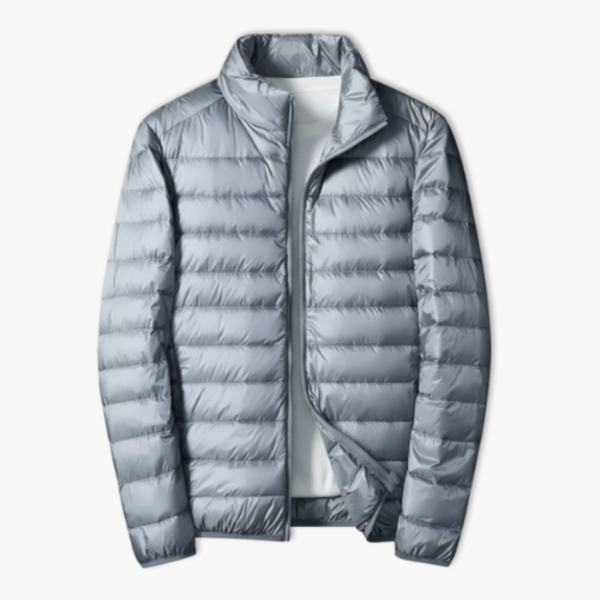 Chaqueta de Plumón Ultraligera para Hombre Impermeable y Plegable