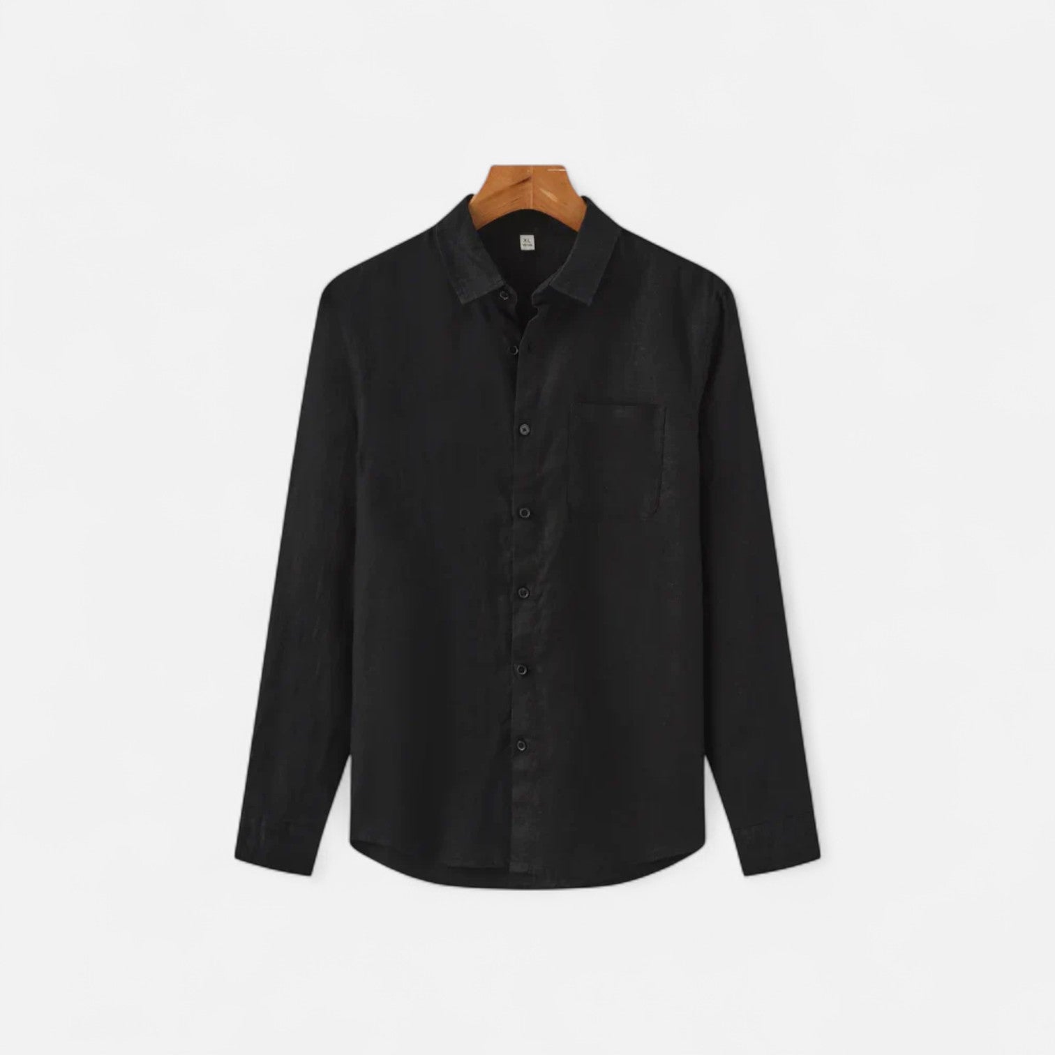 Chemise en lin pour homme à manches longues – Élégance intemporelle, confort naturel