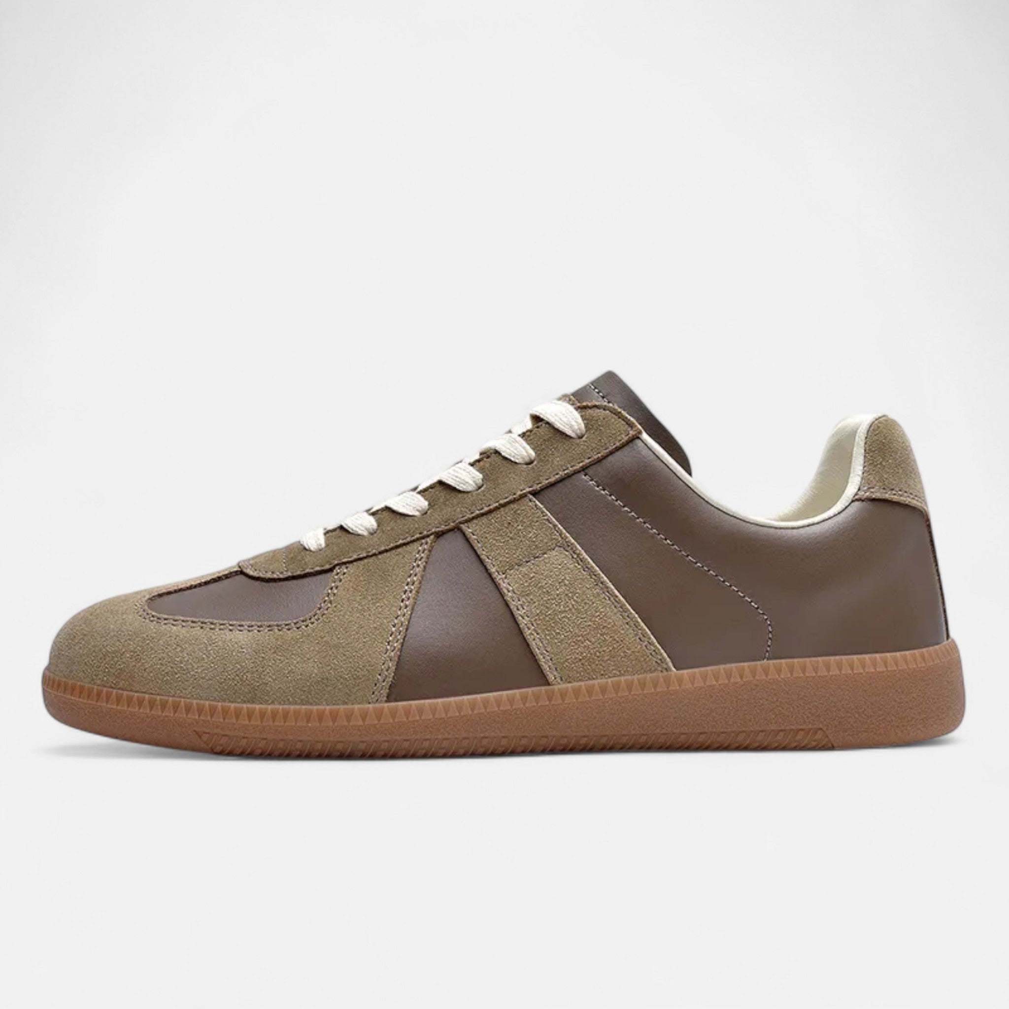 Baskets homme style rétro — Chaussures décontractées avec semelle en caoutchouc