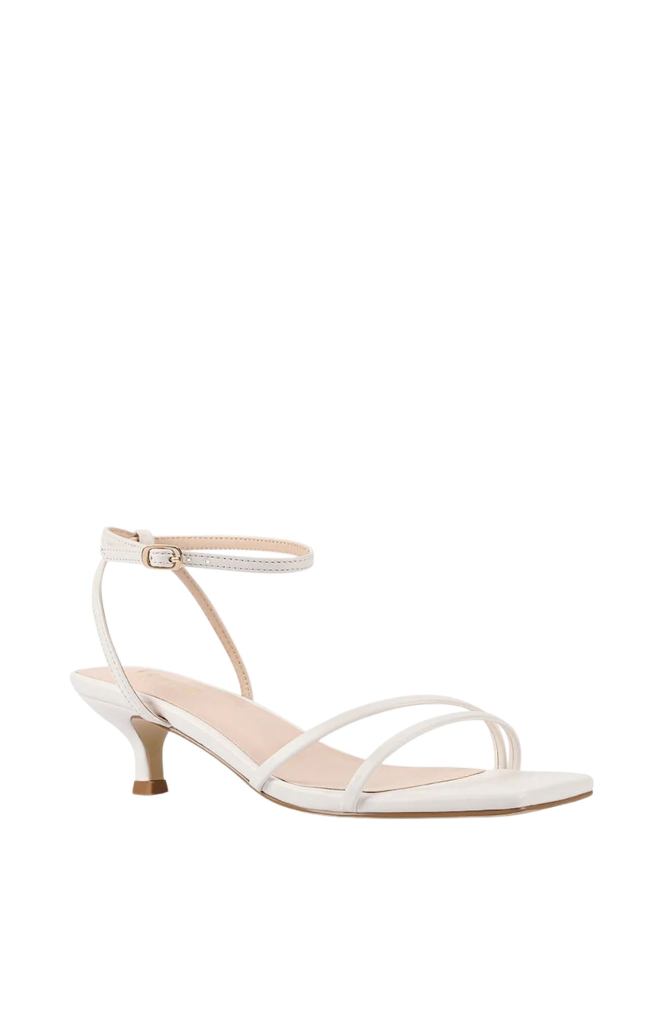 Sandalias de Tacón de Aguja con Tiras y Punta Cuadrada