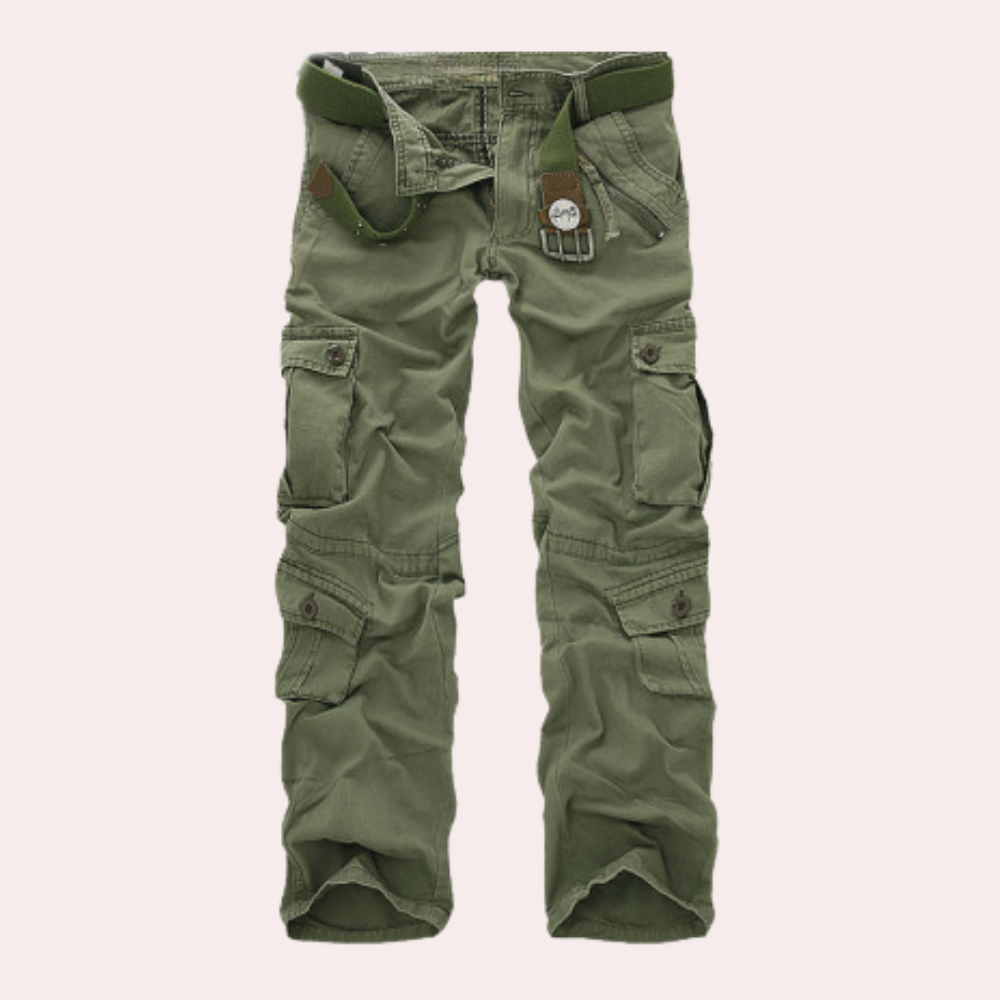 Pantalón Cargo para Hombre Cómodo con Bolsillos Funcionales y Corte Moderno