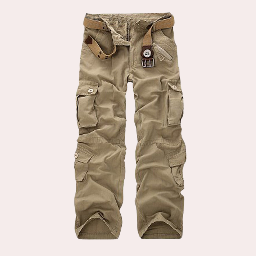 Pantalón Cargo para Hombre Cómodo con Bolsillos Funcionales y Corte Moderno