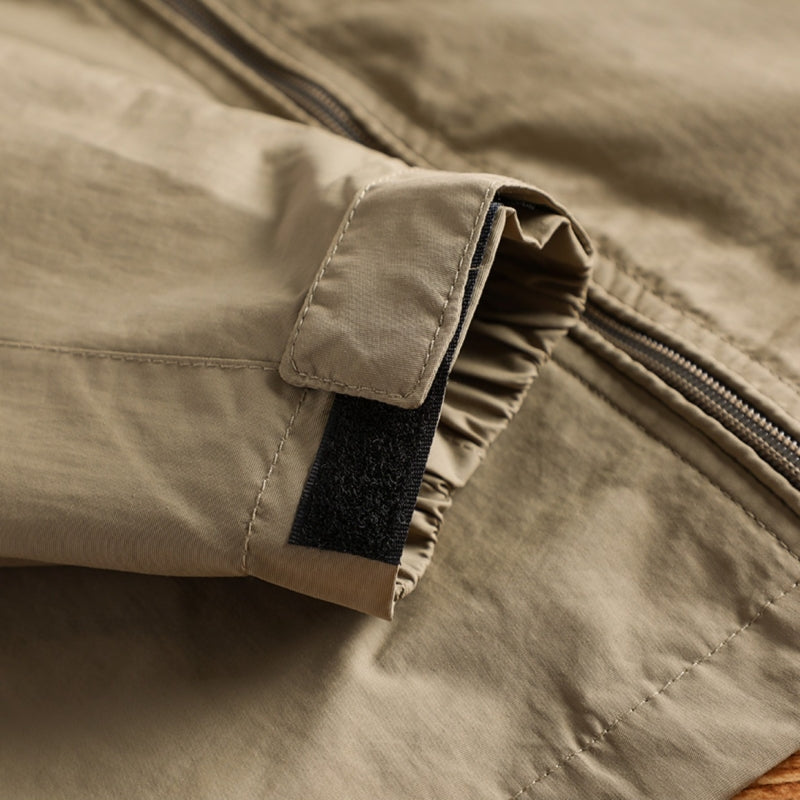 Chaqueta Resistente al Agua con Capucha Desmontable y Forro Cálido