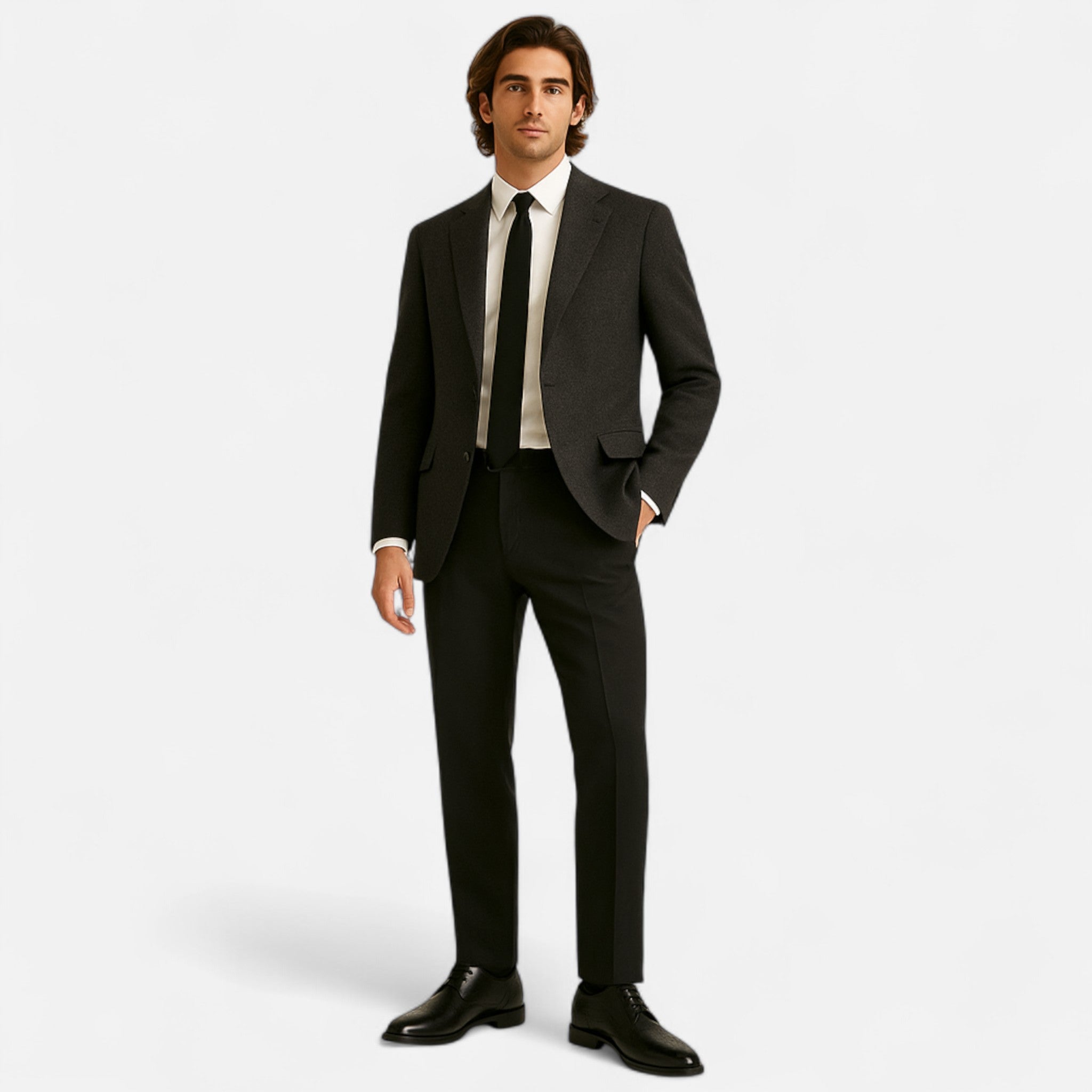 Zapatos Formales Hombre Estilo Inglés Perforado
