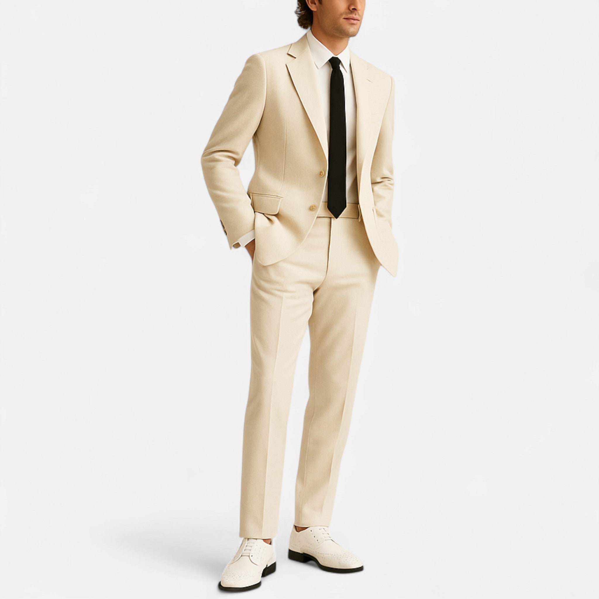 Zapatos Formales Hombre Estilo Inglés Perforado