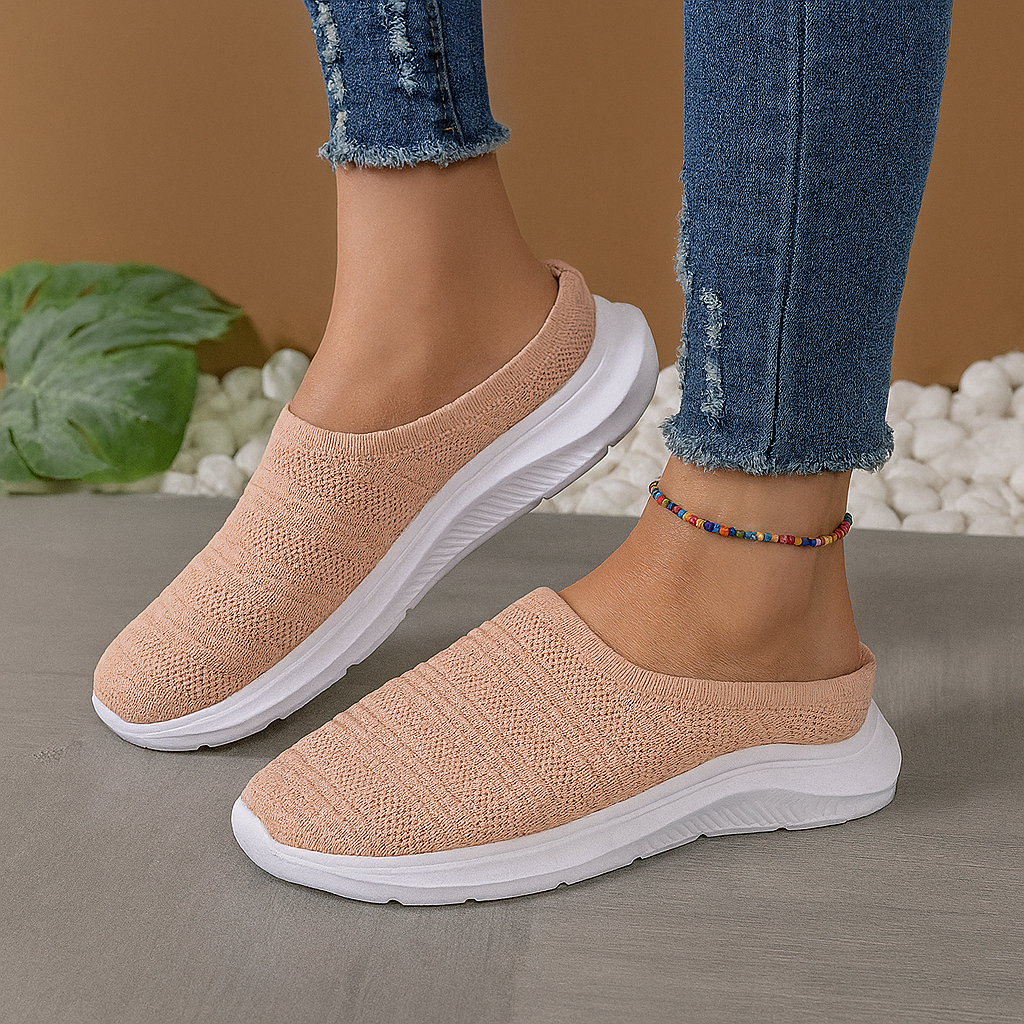 Zapatillas de mujer sin cordones con suela de apoyo para diario