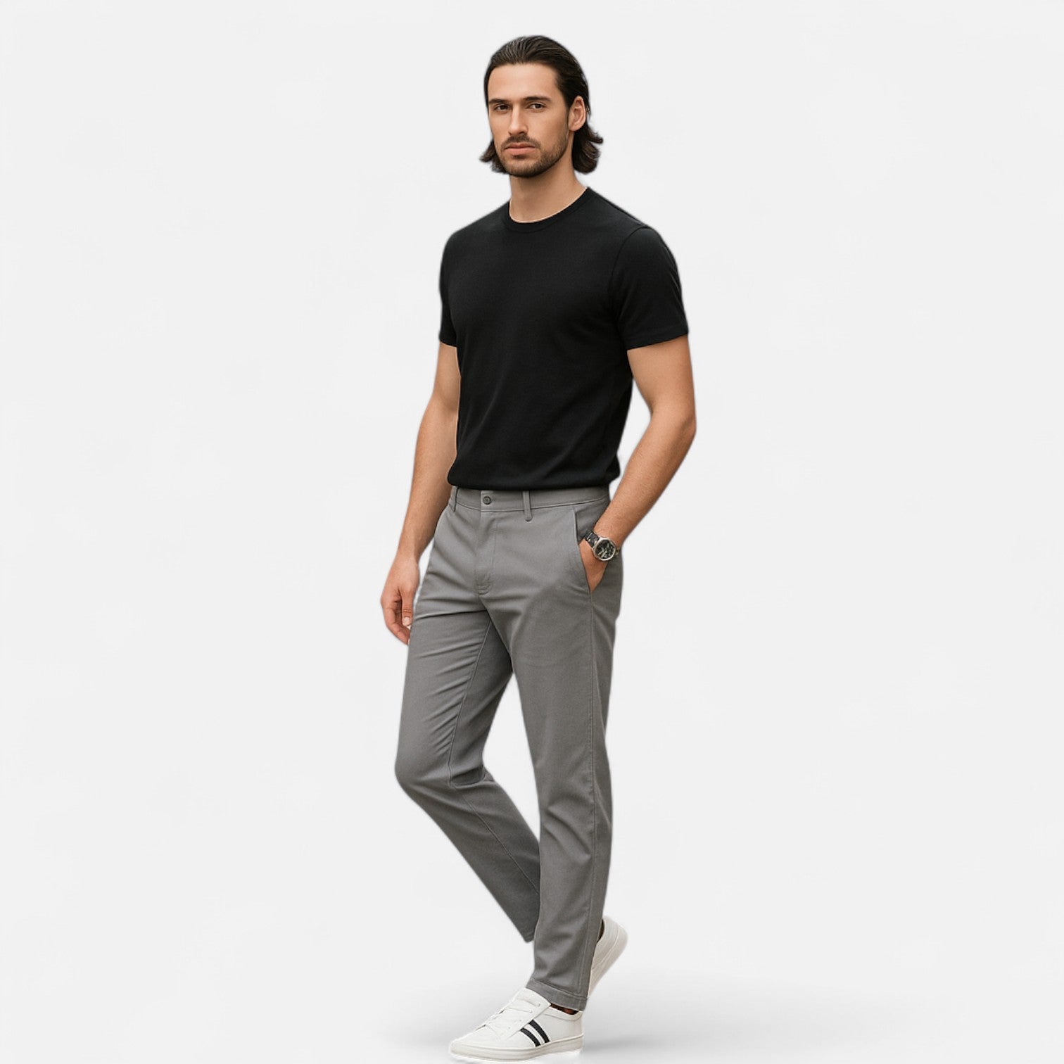 Pantalones Chino Porto para Hombre – Elegancia Versátil, Comodidad Atemporal