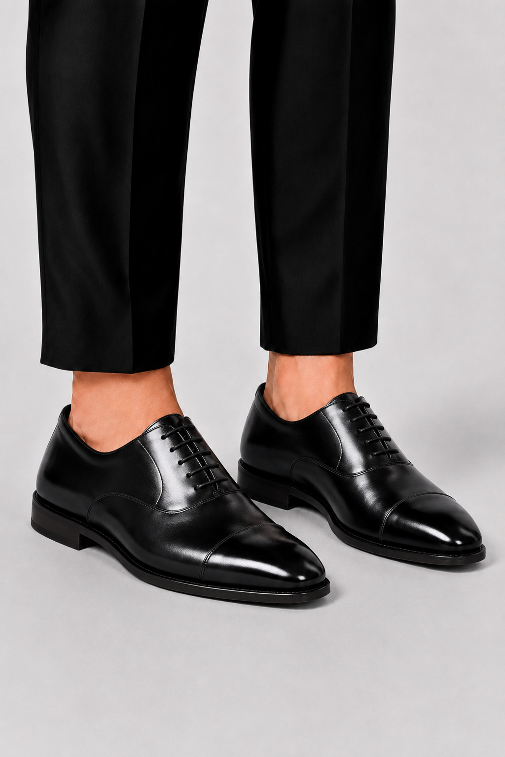 Zapatos Derby de Hombre de Cuero con Cierre de Cordones y Forro Interior