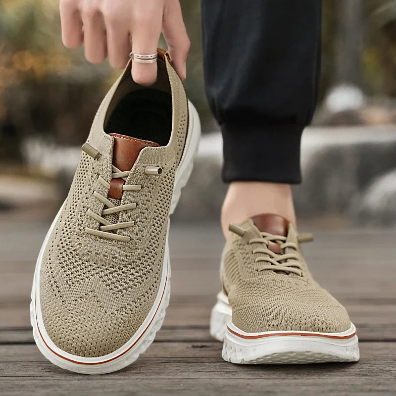 Zapatillas Deportivas de Malla Transpirable para Hombre y Mujer con Cordones