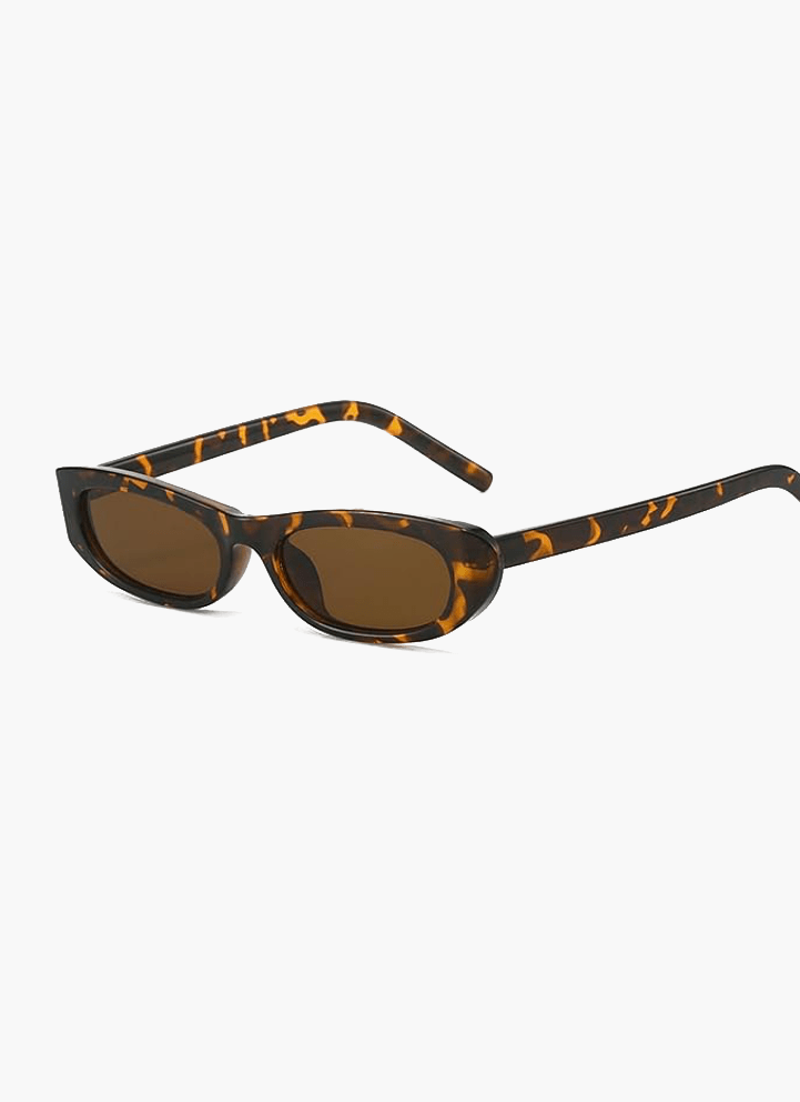 Gafas de Sol Ovaladas de Montura Pequeña Estilo Vintage para Mujer