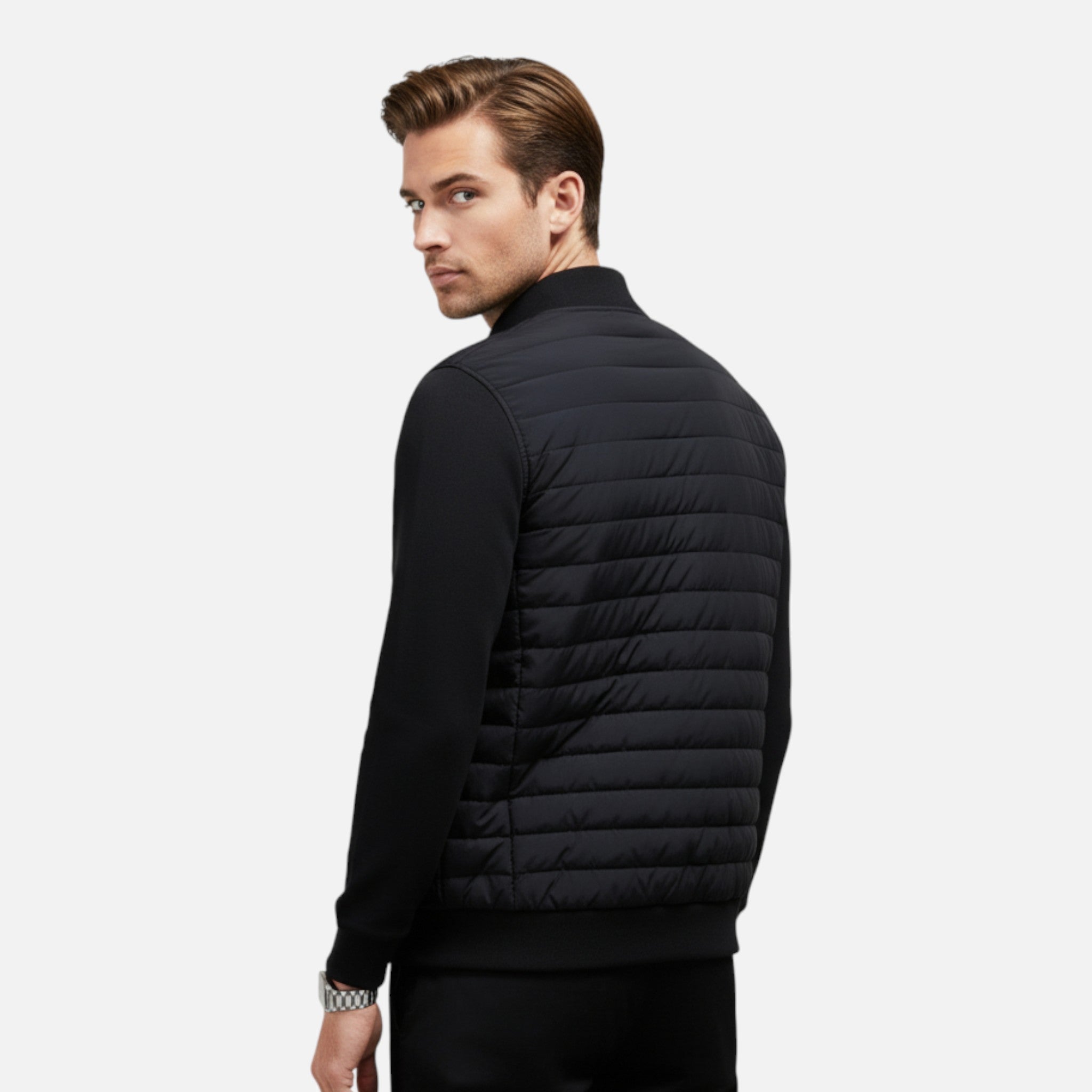 Eliaro Moda | Könnyű férfi téli dzseki magas nyakkal