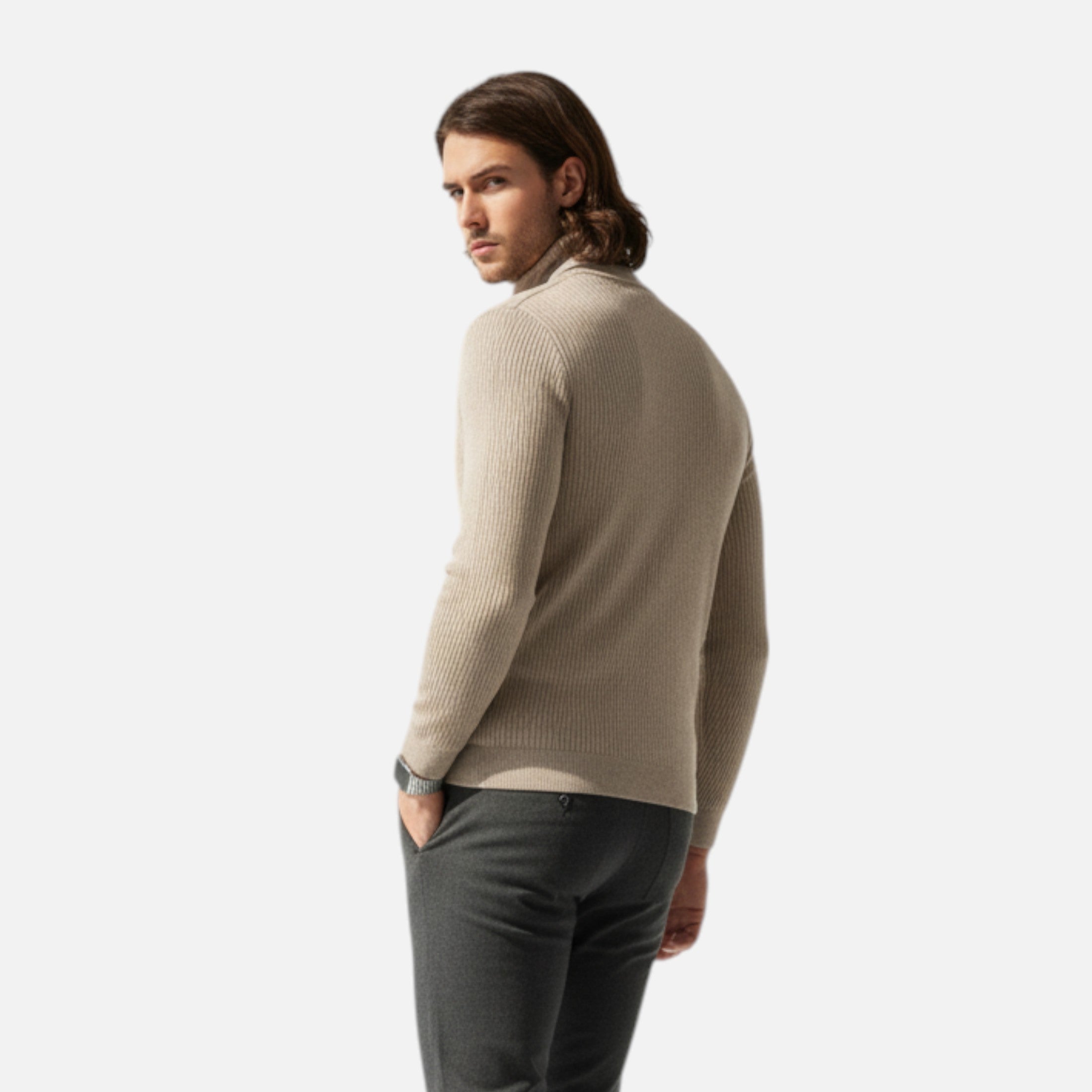 Jersey de Cuello Alto Clásico para Hombre
