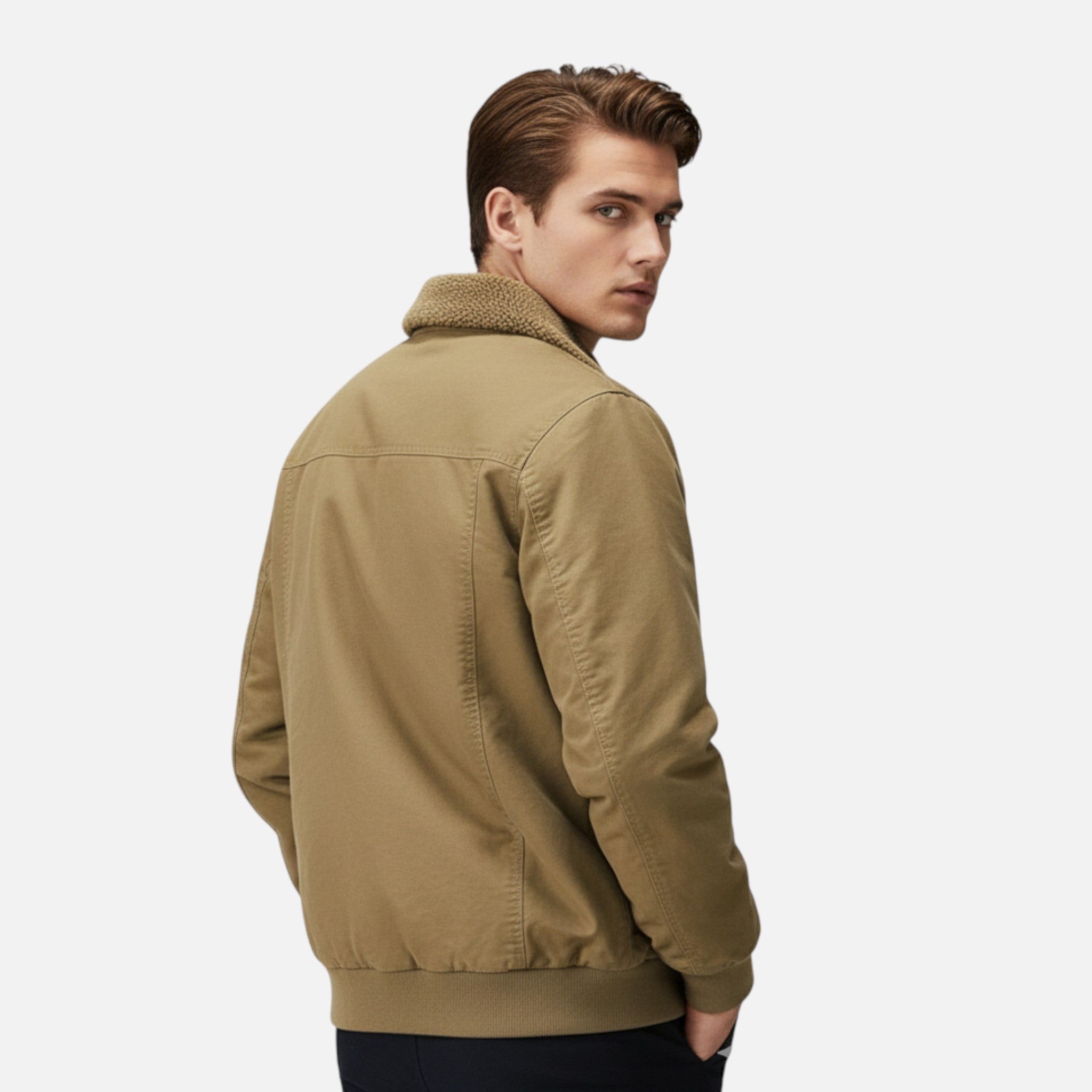 Chaqueta Hombre Invierno Algodón y Lana