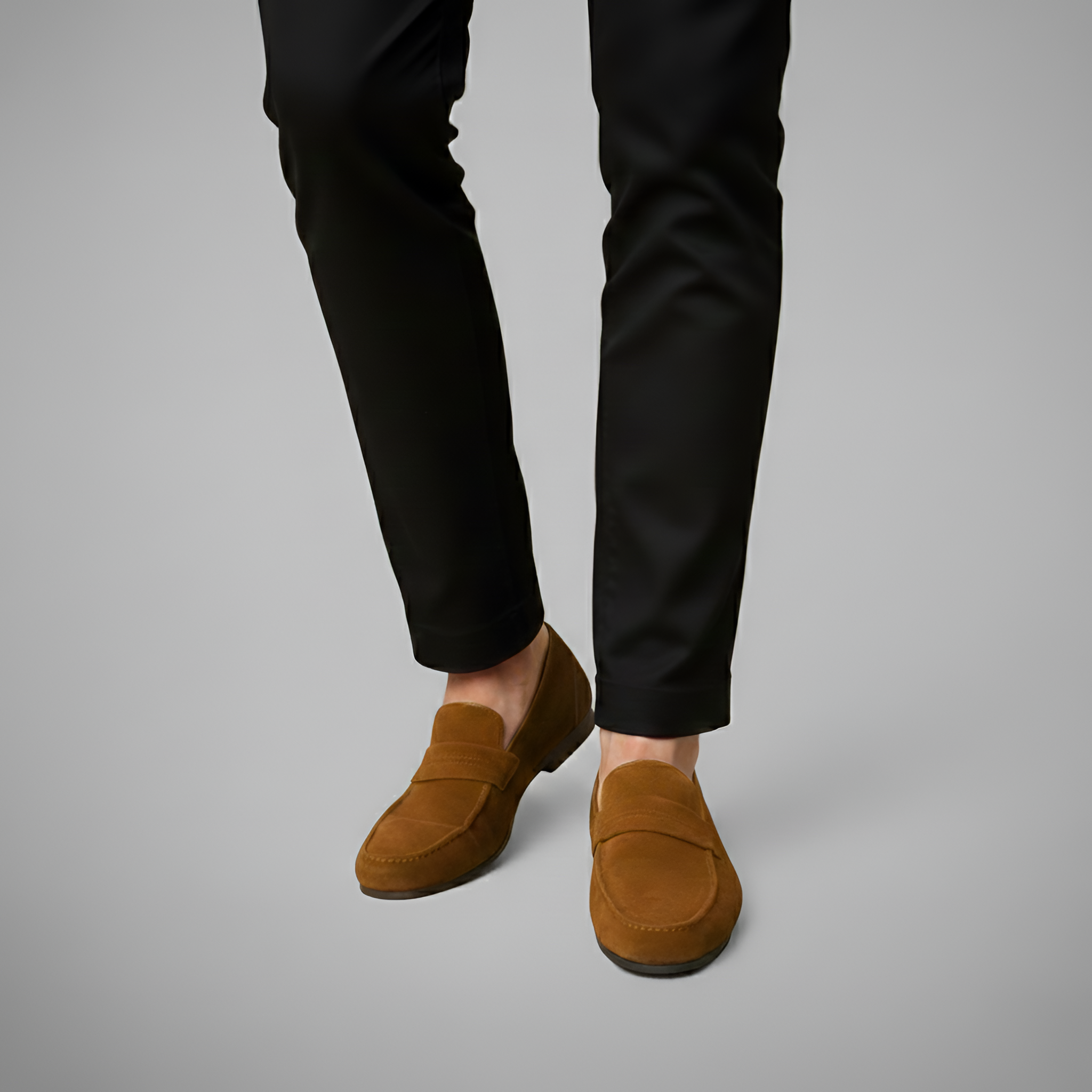 Mocasines de Gamuza para Hombre con Diseño Slip-On y Suela Ligera