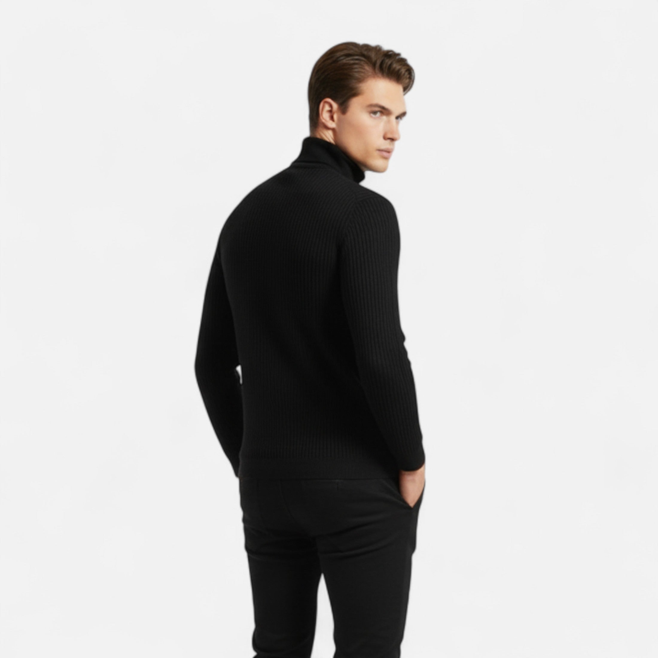 Jersey de Cuello Alto Clásico para Hombre