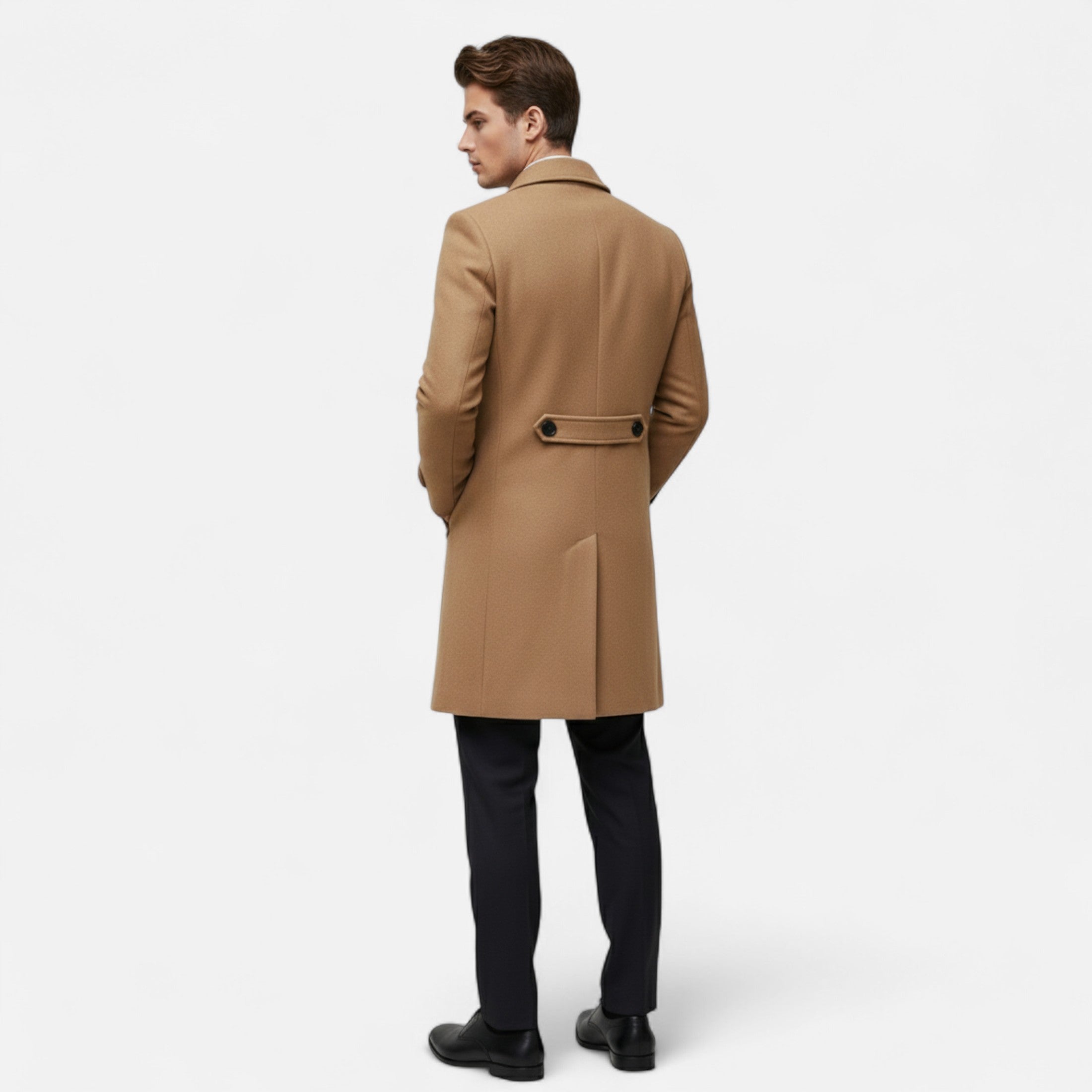 Abrigo Hombre Invierno Doble Botonadura