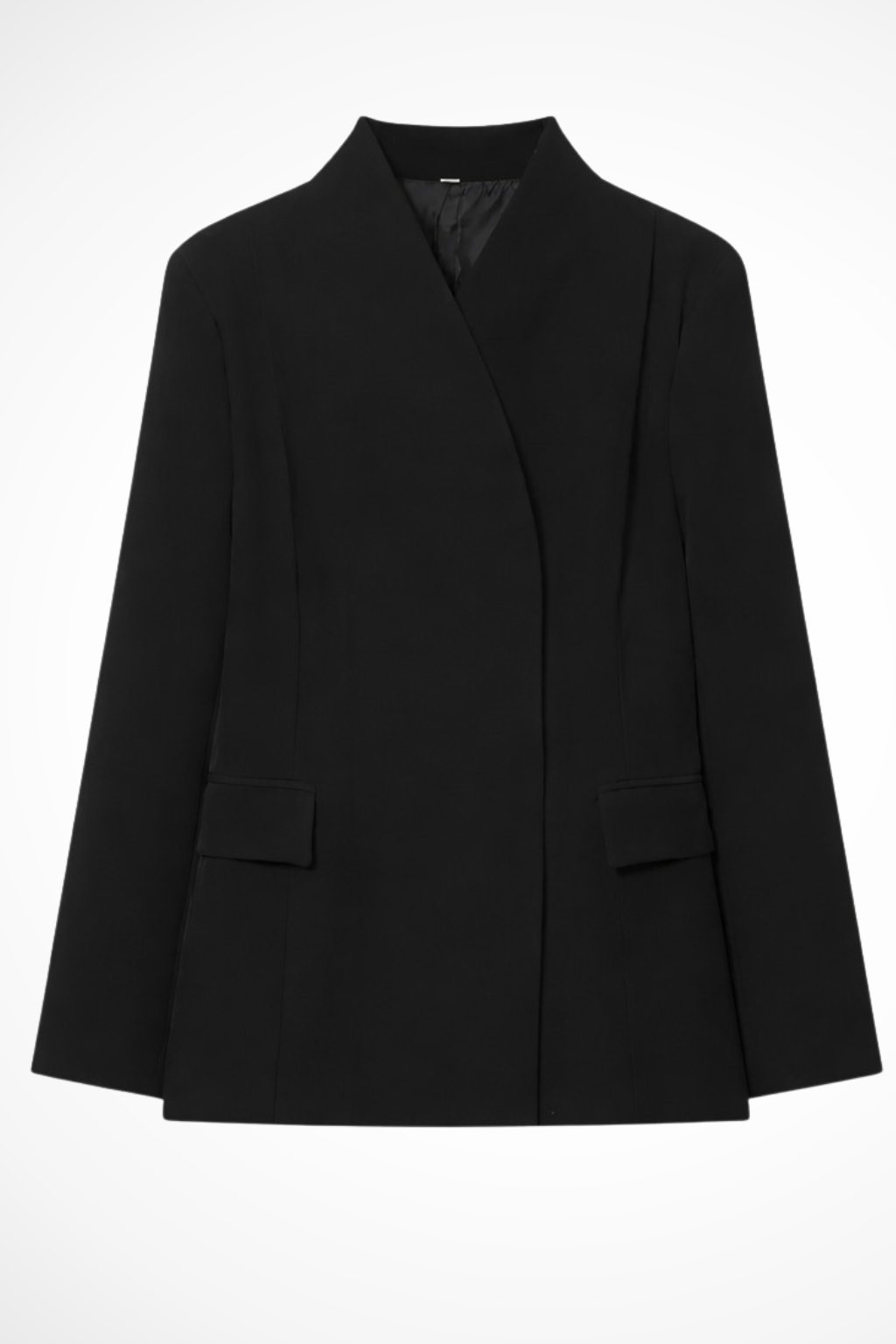 Traje de Dos Piezas para Mujer Blazer Entallado y Pantalón de Pata Ancha