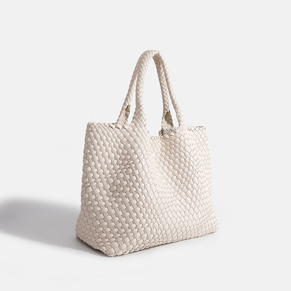 Bolso tote mujer tejido asa hombro gran capacidad