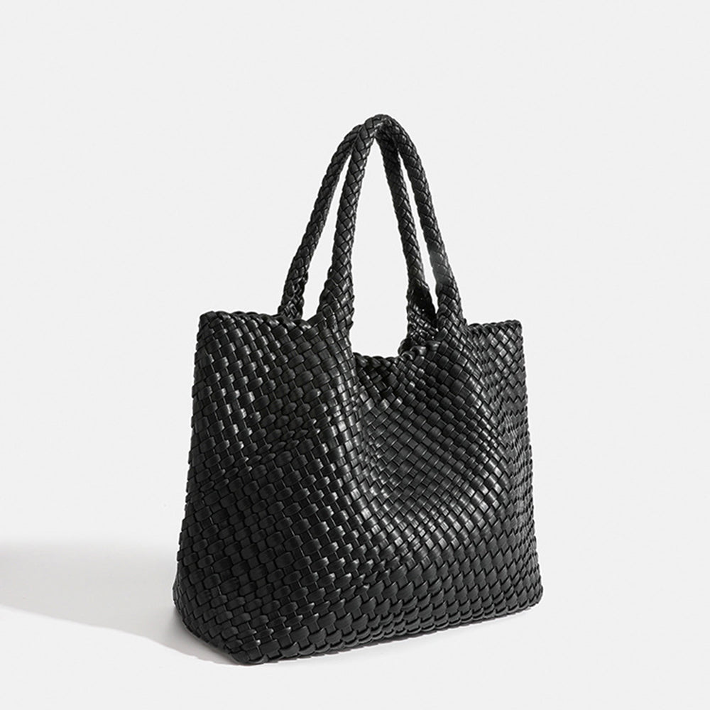 Bolso tote mujer tejido asa hombro gran capacidad