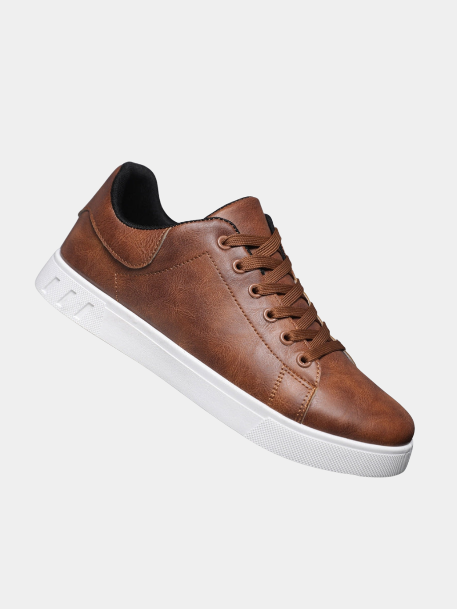 Zapatillas de Cuero para Hombre con Cordones y Silueta Clásica
