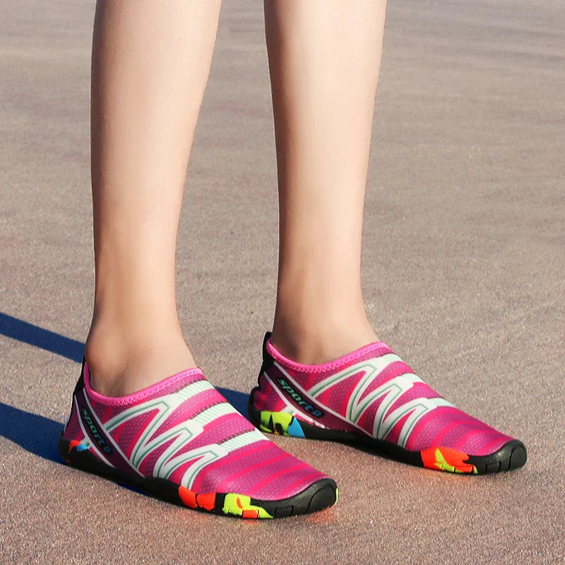Chaussures d'eau unisexes - tissu à séchage rapide - chaussures pour plage et natation
