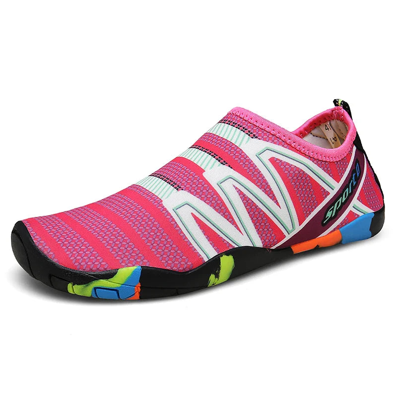 Chaussures d'eau unisexes - tissu à séchage rapide - chaussures pour plage et natation