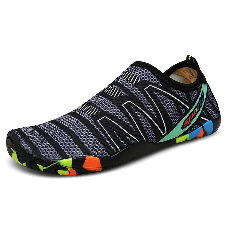 Chaussures d'eau unisexes - tissu à séchage rapide - chaussures pour plage et natation