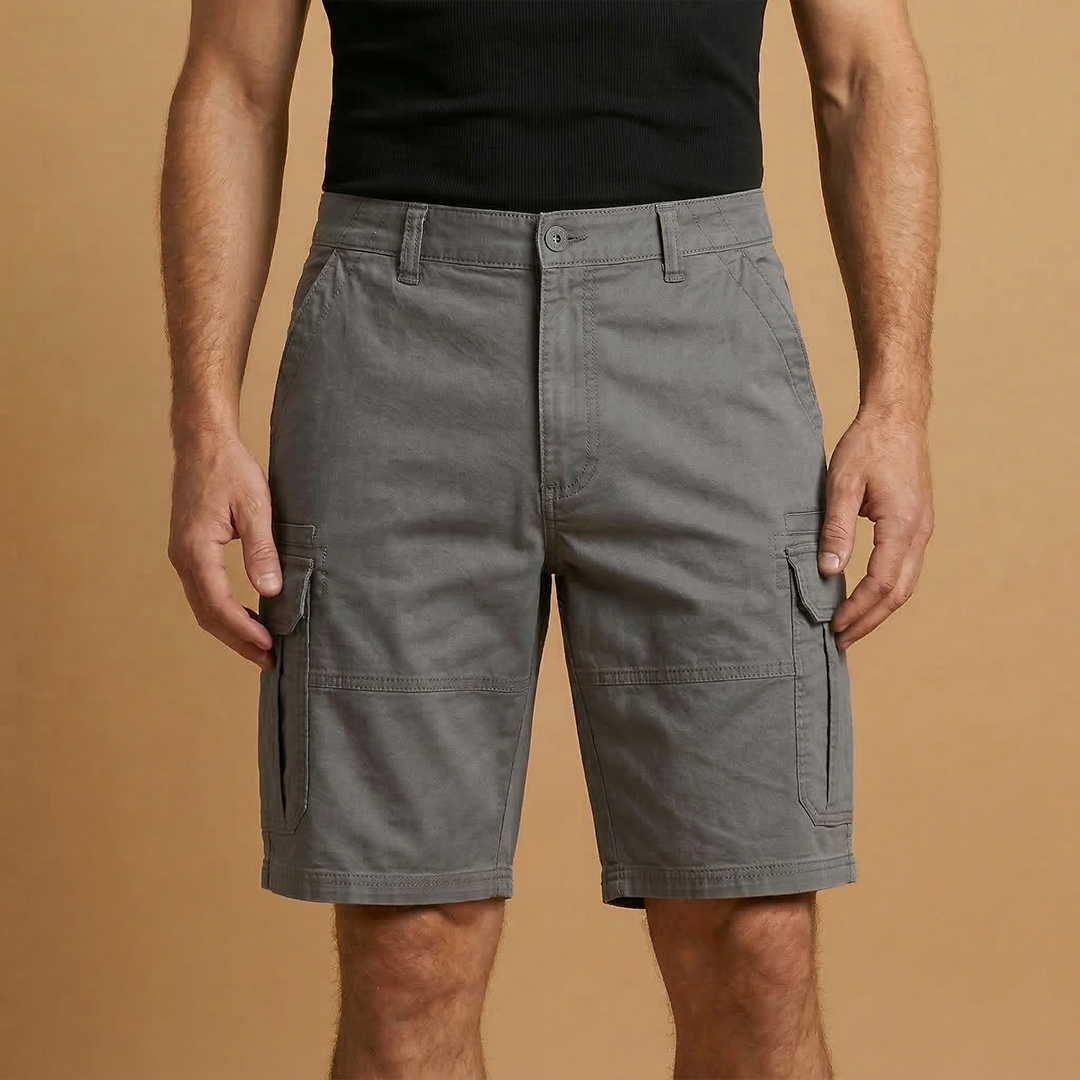 Bermudas cargo para hombre | pantalones cortos con bolsillos playa