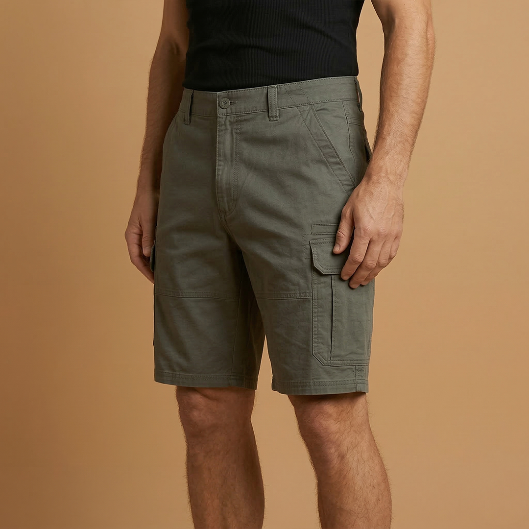 Bermudas cargo para hombre | pantalones cortos con bolsillos playa