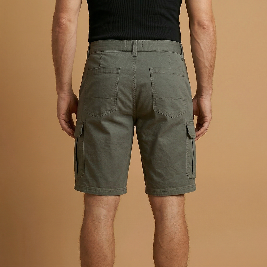 Bermudas cargo para hombre | pantalones cortos con bolsillos playa