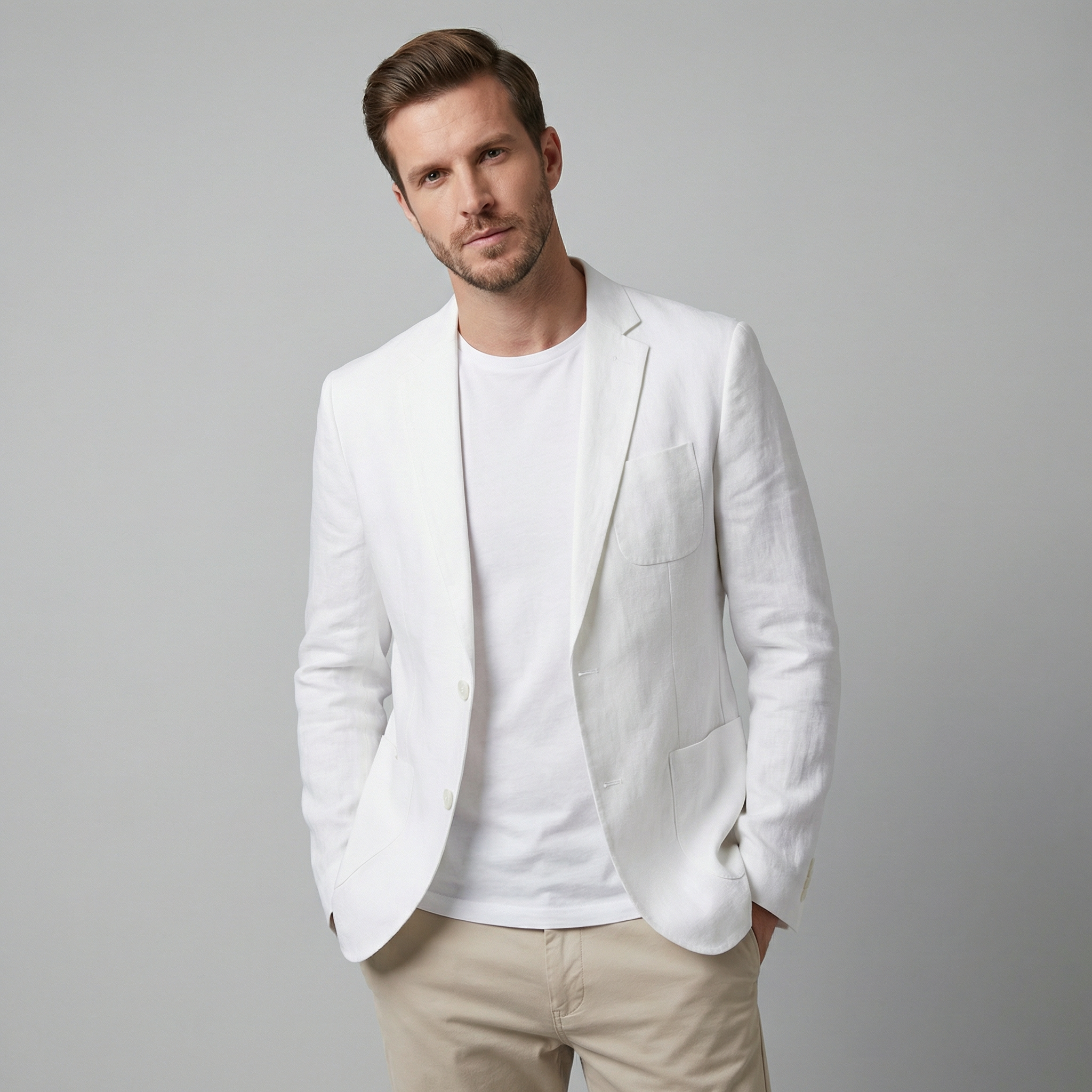 Blazer di lino uomo | giacca leggera per eventi