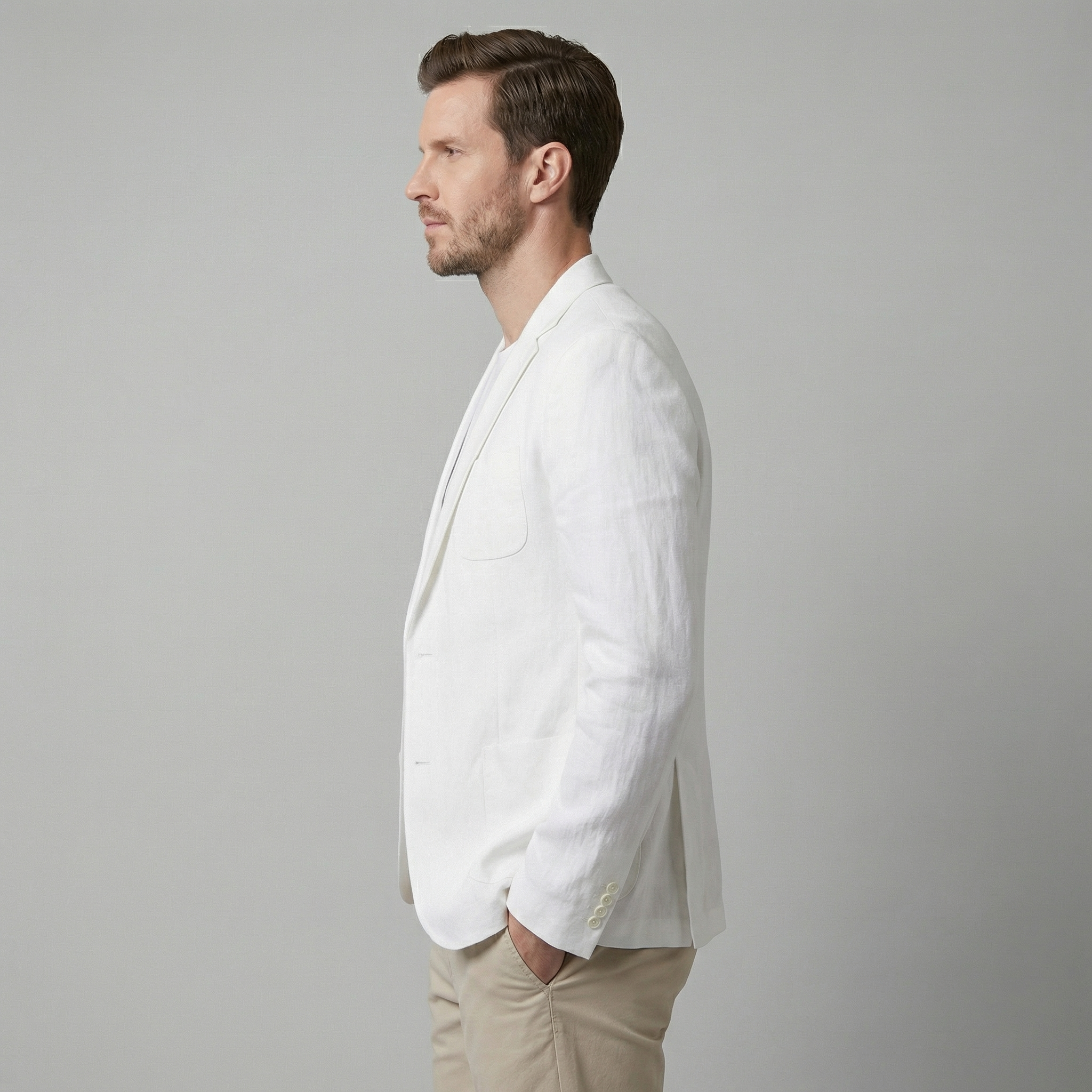 Men's linen blazer | lightweight jacket for events
