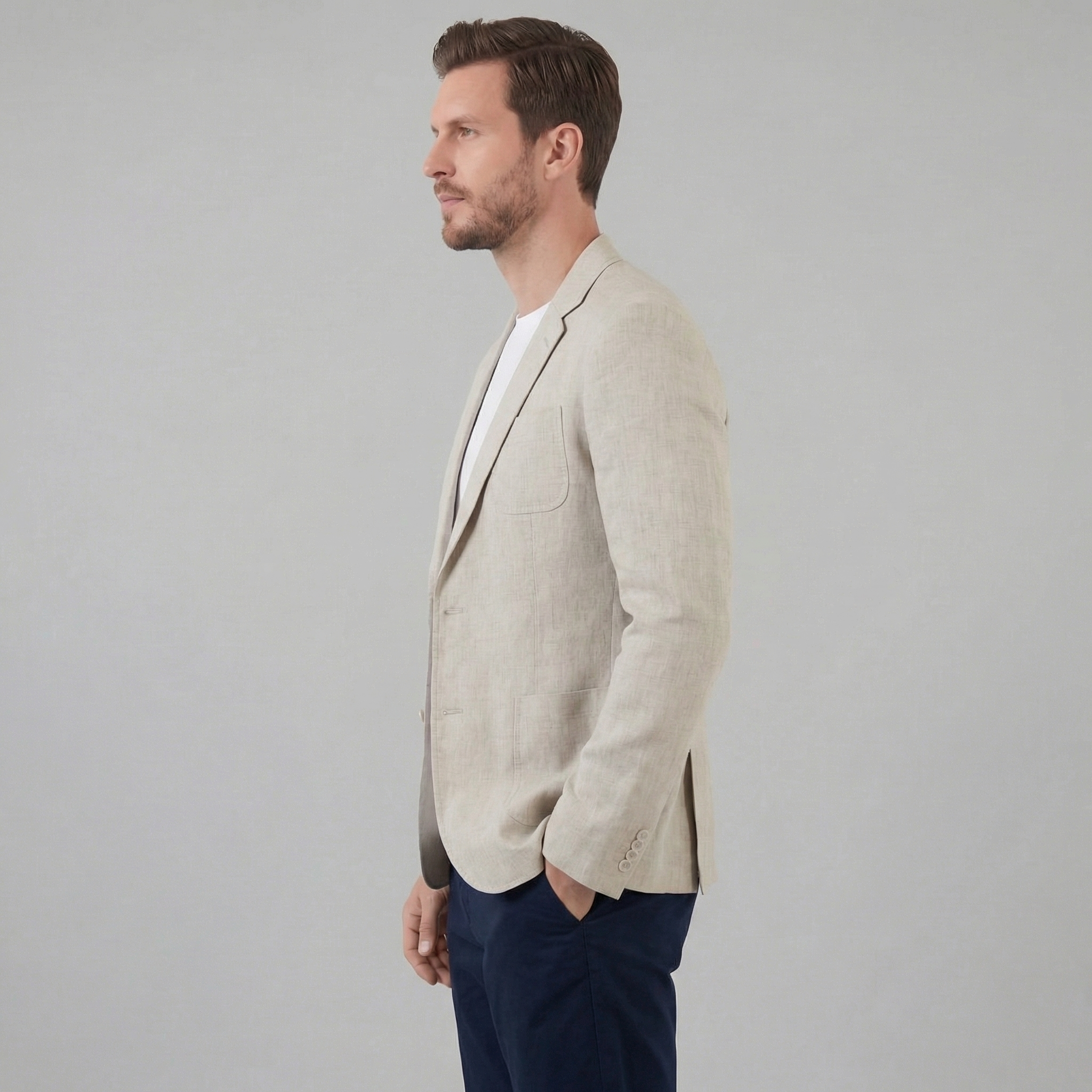 Men's linen blazer | lightweight jacket for events