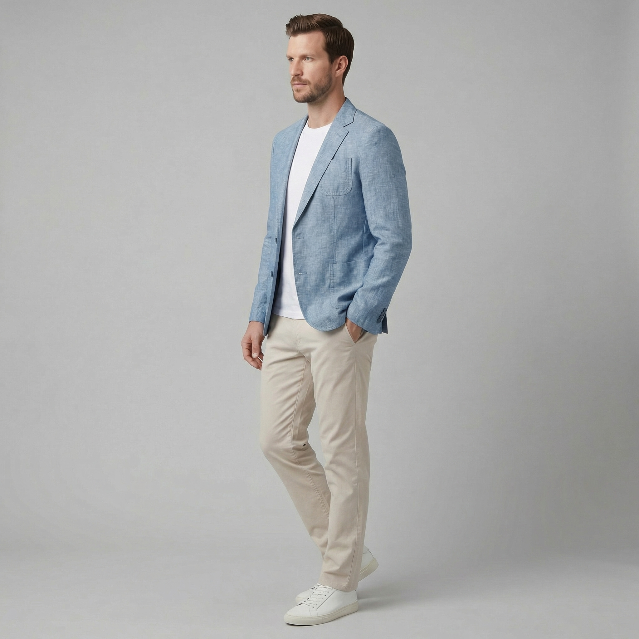Blazer di lino uomo | giacca leggera per eventi
