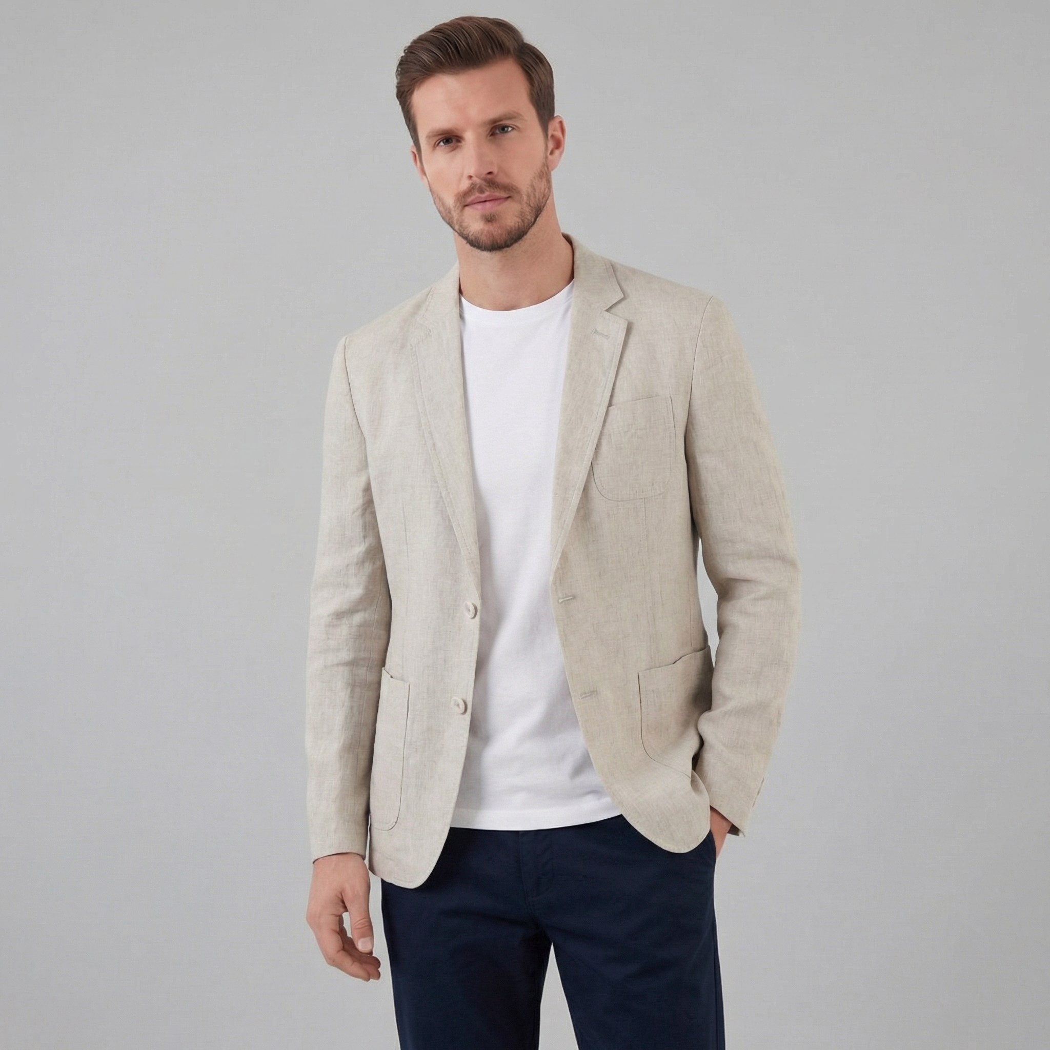 Blazer di lino uomo | giacca leggera per eventi