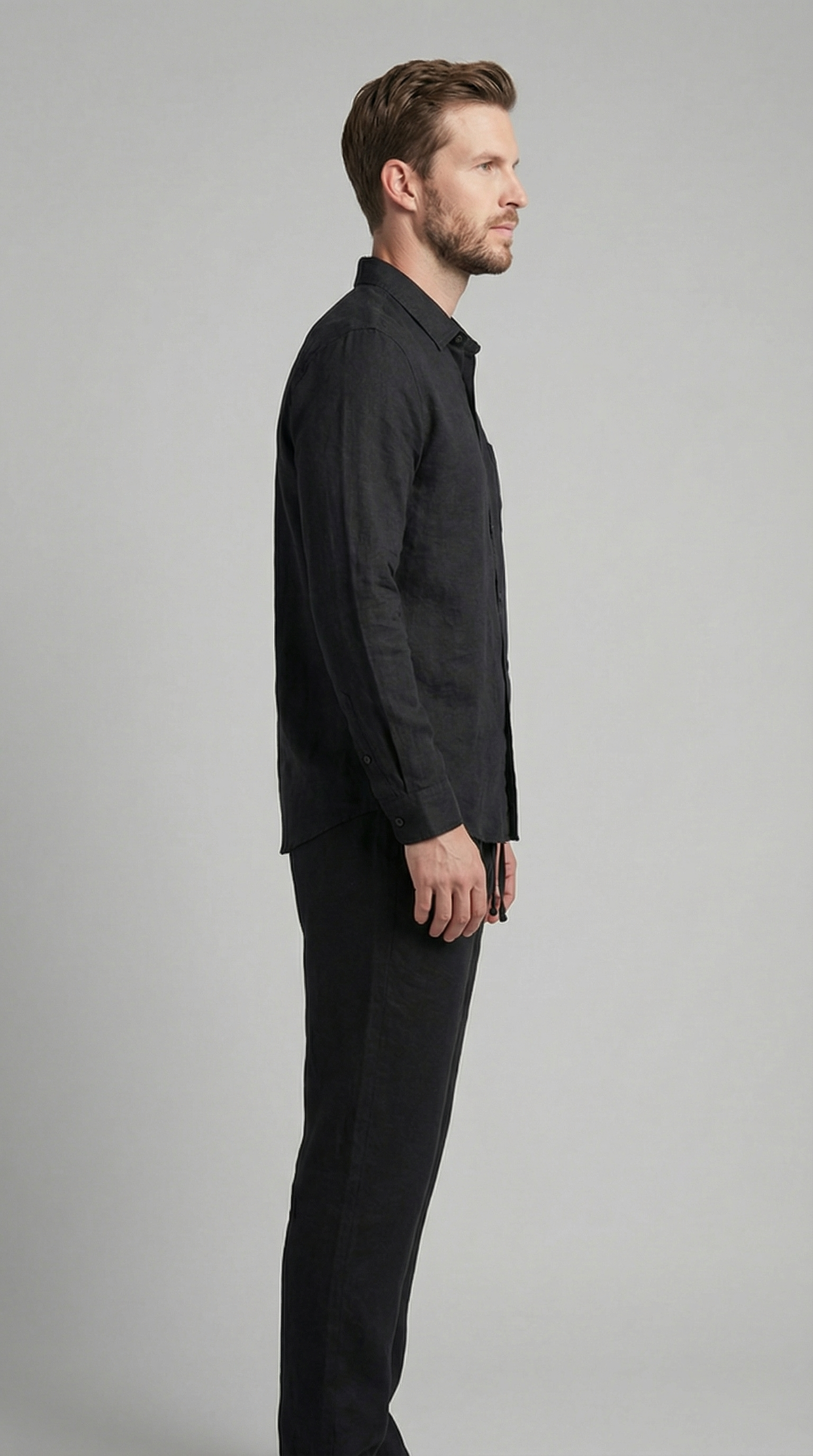 Conjunto lino hombre | conjunto dos piezas ajuste slim