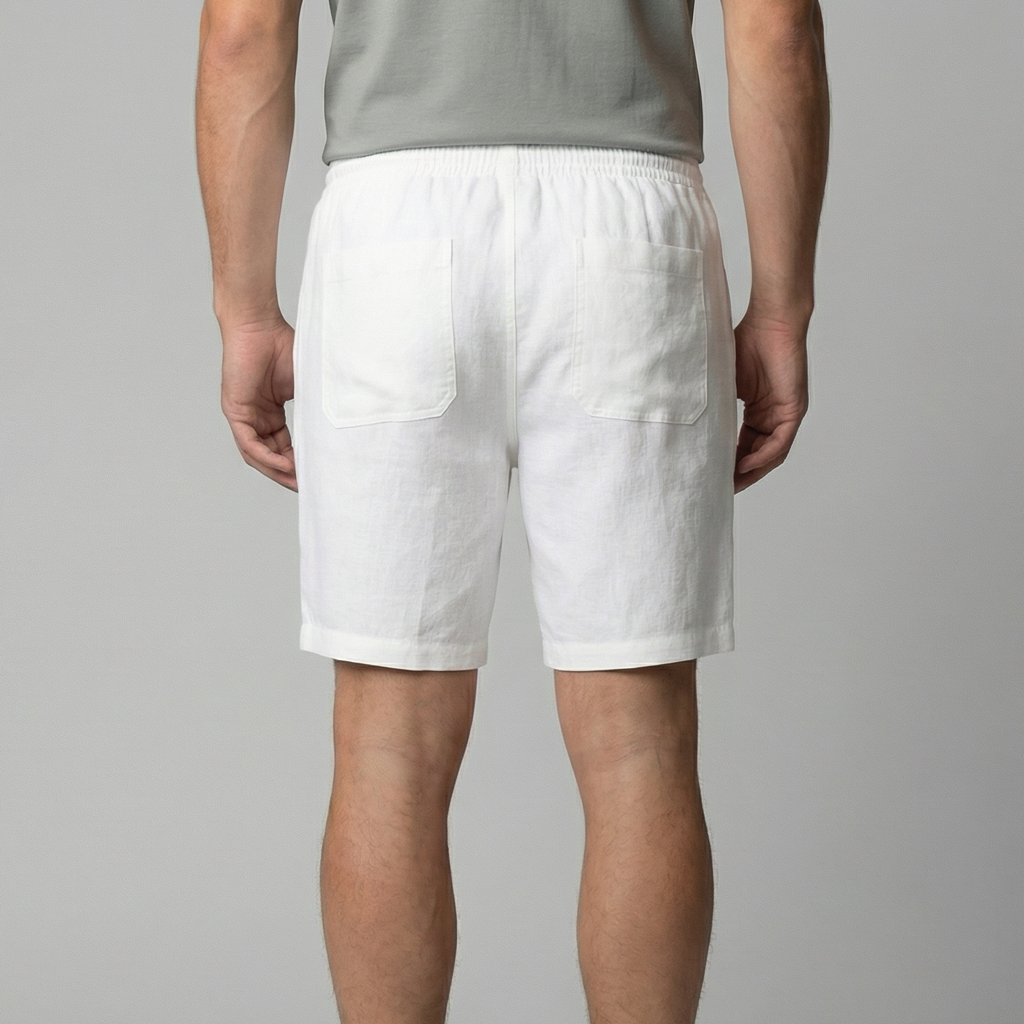 Pantalón corto de lino hombre | ajuste relajado para verano