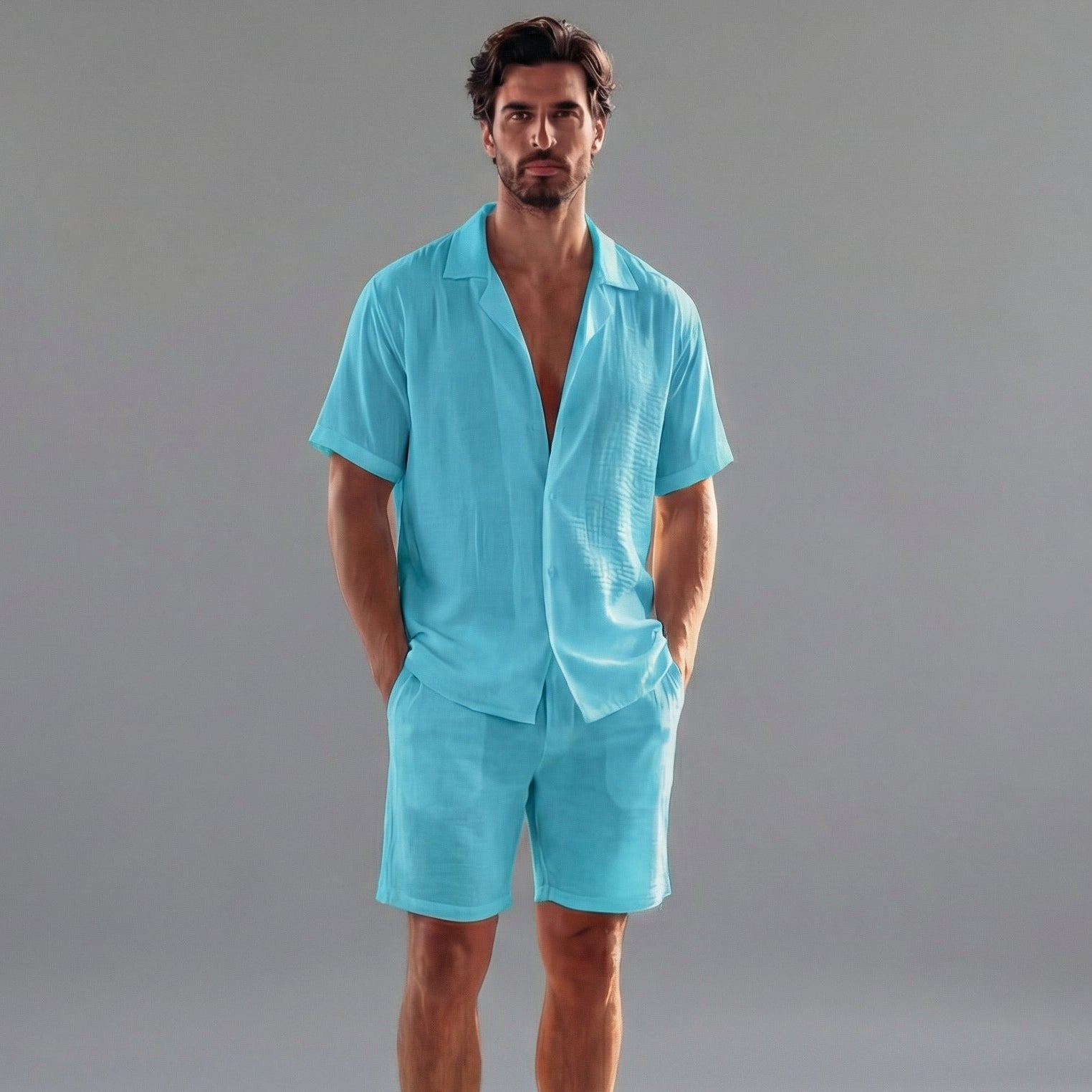 Conjunto lino hombre | dos piezas de verano