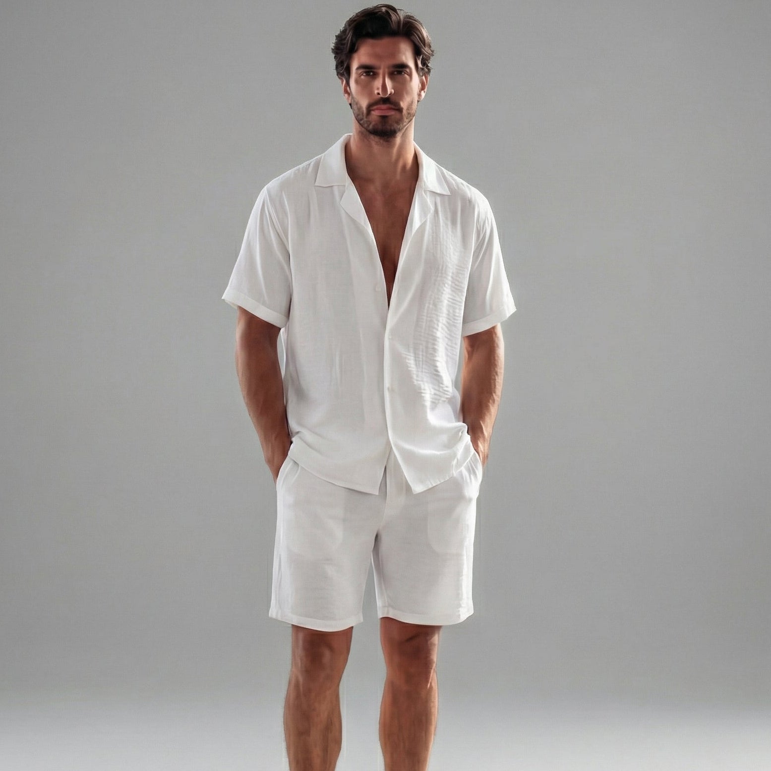 Conjunto lino hombre | dos piezas de verano