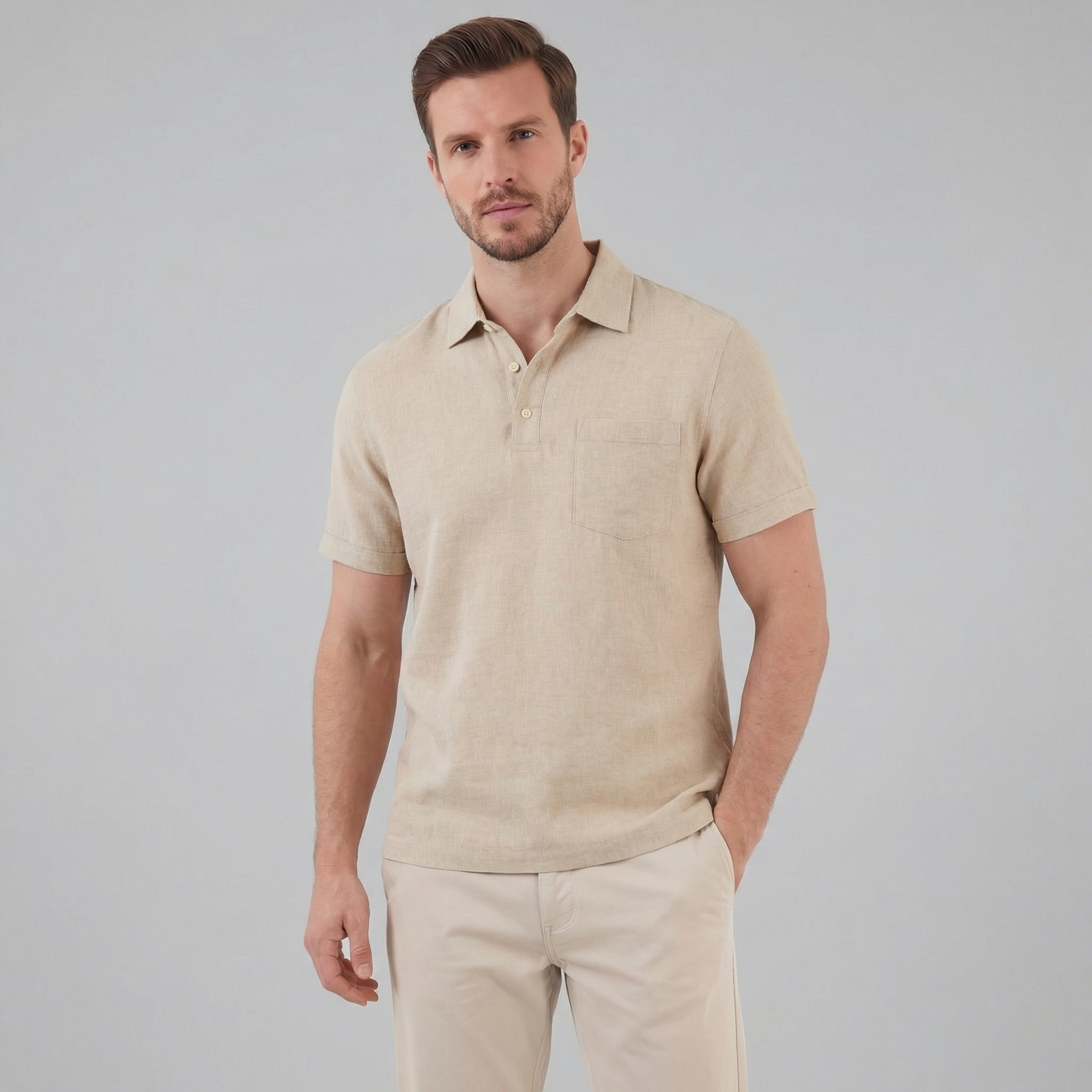 Polo manga corta hombre | camiseta de verano relajada