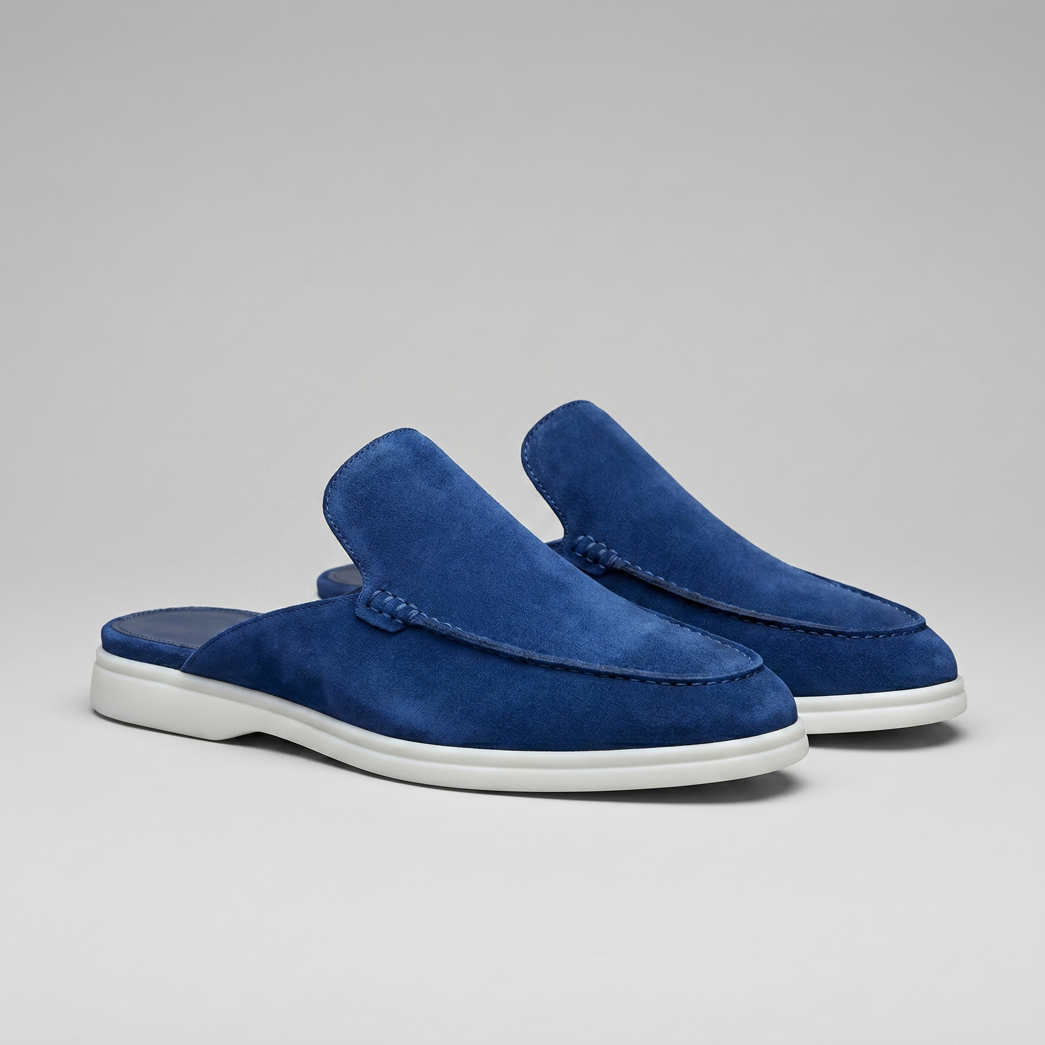 Mules de ante para hombre | calzado destalonado casual
