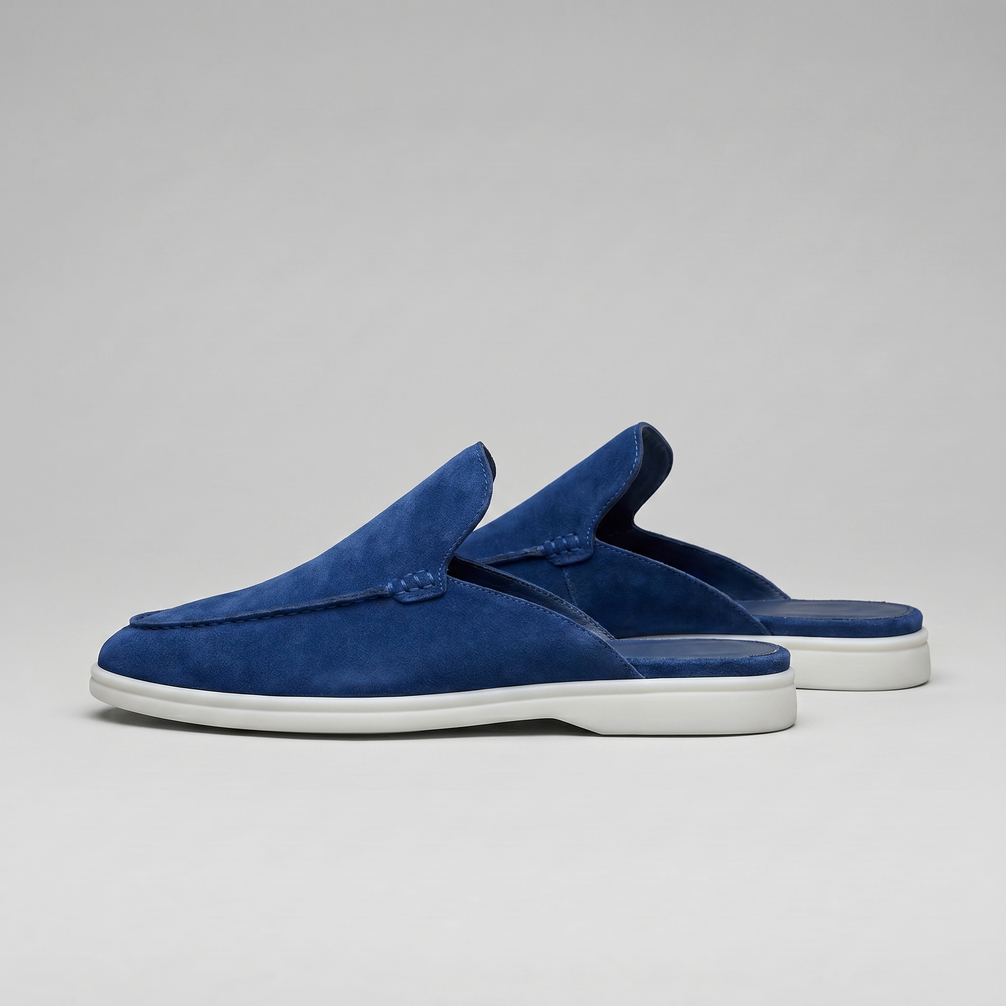 Mules de ante para hombre | calzado destalonado casual