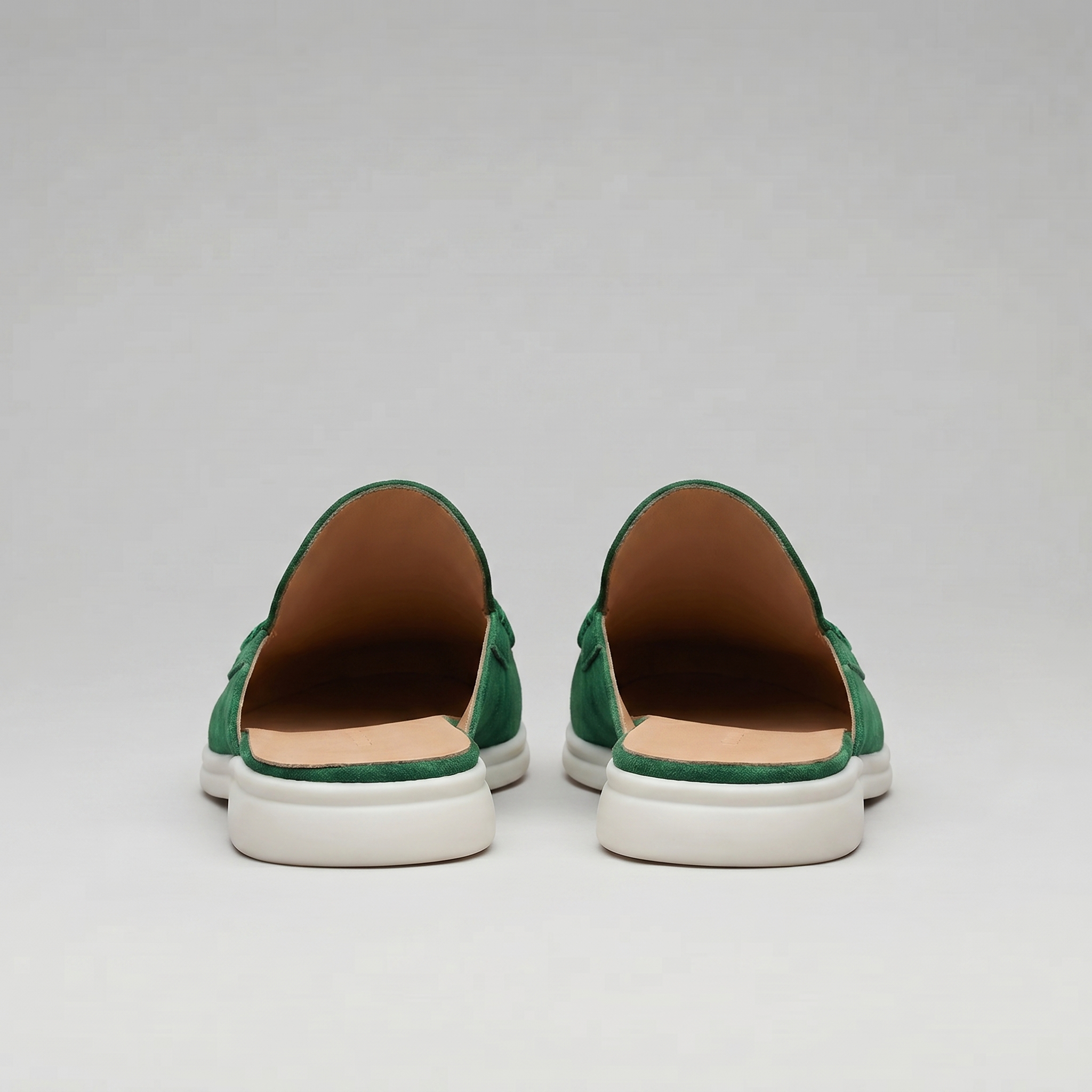Mules de ante para hombre | calzado destalonado casual