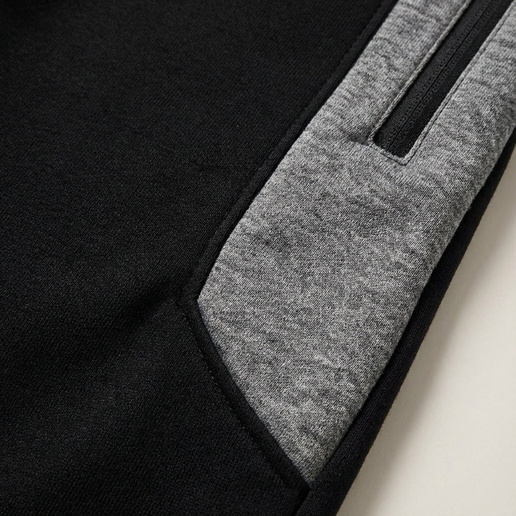 Pantalón de Chándal para Hombre con Bolsillo de Cremallera y Puños Elásticos
