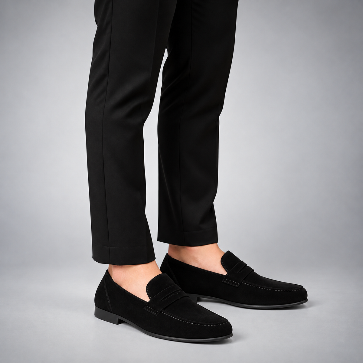 Mocasines de Gamuza para Hombre con Diseño Slip-On y Suela Ligera